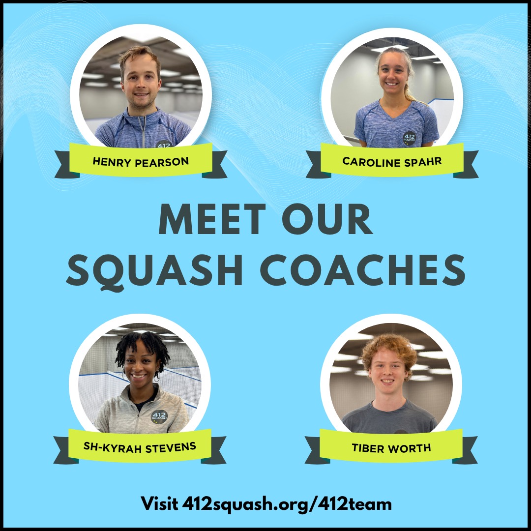 Welcome our new coaches at the 412 Squash Team: Caroline Spahr and Sh-kyrah Stevens β and welcome back Henry Pearson and Tiber Worth! π
Please contact info@412squash.org
if you are interested in a lesson.
#newyorksquash #citysquash #squashinnyc #squashfun