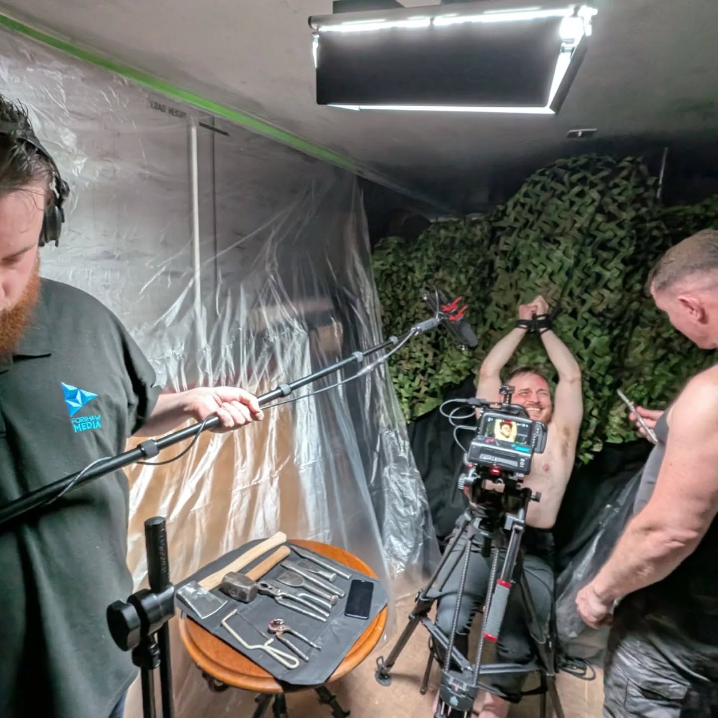 We've spent the day in some unexpected places, but a shipping container was a first 🎥
A really good shoot this week for 'The Lieutenant of Inishmore' actors showreel scene for @adam_urey 🔥
Here's some BTS...