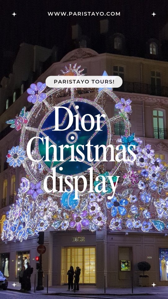 Is it just me? Or is this year's Dior Christmas theme giving us their #parol version?!
Pinoy style pero luxury. Ansabe? 😉✨🎄
ParisTayoTip: Every 10mins ang light show.
#paristayotours #parischristmas #pinayguideparis #parisforpinoys