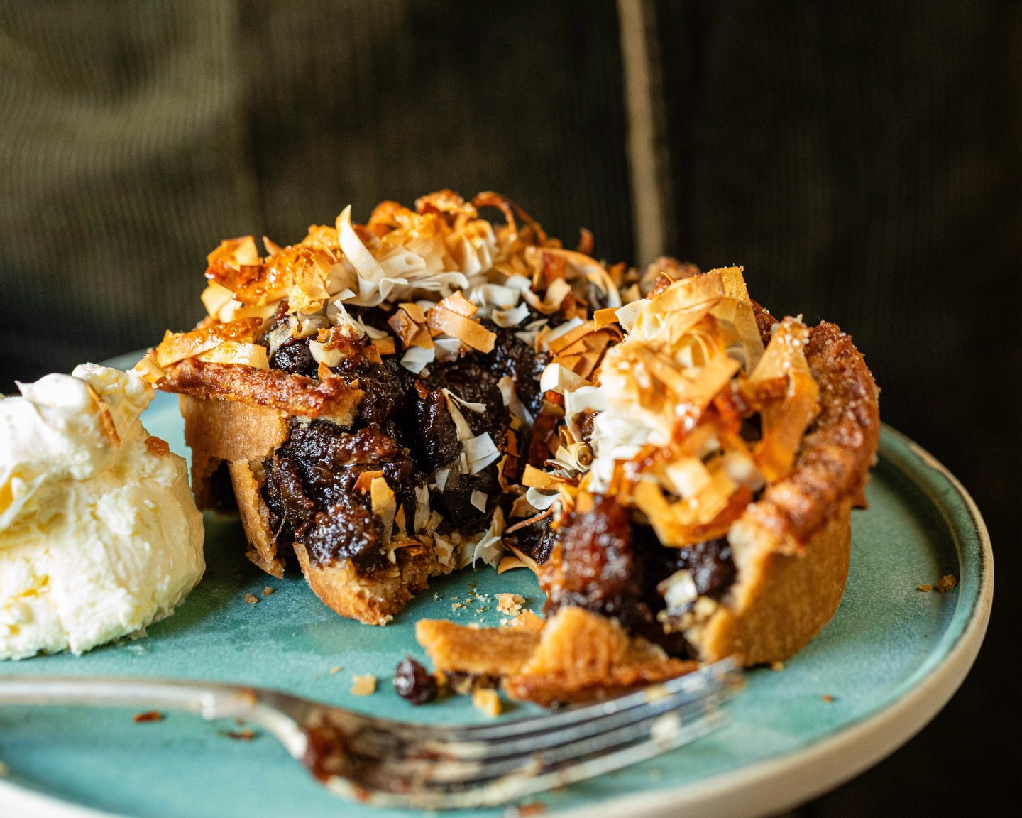A rich, booze-laden beast of a pie. This is no ordinary mince pie. It is deep-filled, indulgent and made with real craft by @joshwhiteheadchef of @finer_pleasures.
We are down to the last few. Our mailing list heard about them yesterday, which is why they are moving quickly. If you want first sight of future specials, sign up.
Josh has been working on this recipe for three years. It is rooted in Hannah Glasse’s 1747 mince pie, where meat was once part of the mix. He has taken that idea and turned it on its head, using the clean, buttery fat from our native-breed cattle in place of suet.
The filling is dried fruit soaked since July in Armagnac, aged port, Madeira and homemade ginger wine. There are ceps cooked slowly in brown sugar syrup until they turn to toffee. And yes, a little Bovril. Trust Josh, it works.
Bake at 185°C until golden, let it sit for two minutes, then eat warm. A dusting of icing sugar finishes it well. Serve with cream, custard or brandy butter.
A very special mince pie, and nearly gone.