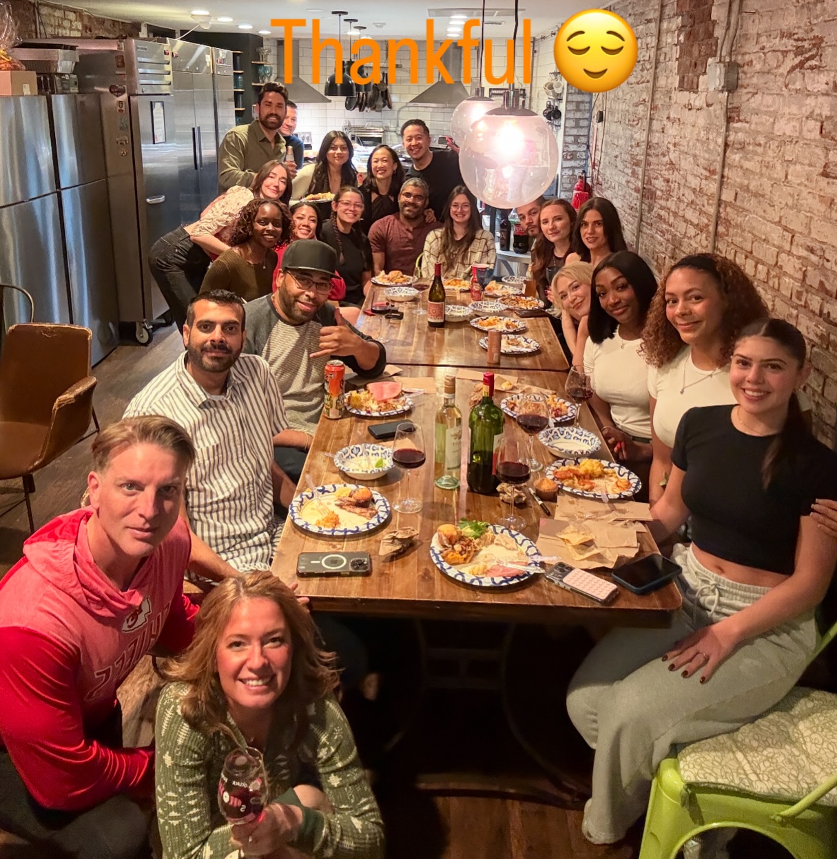 Thankful for another year! Friendsgiving 2025 #redeyelife