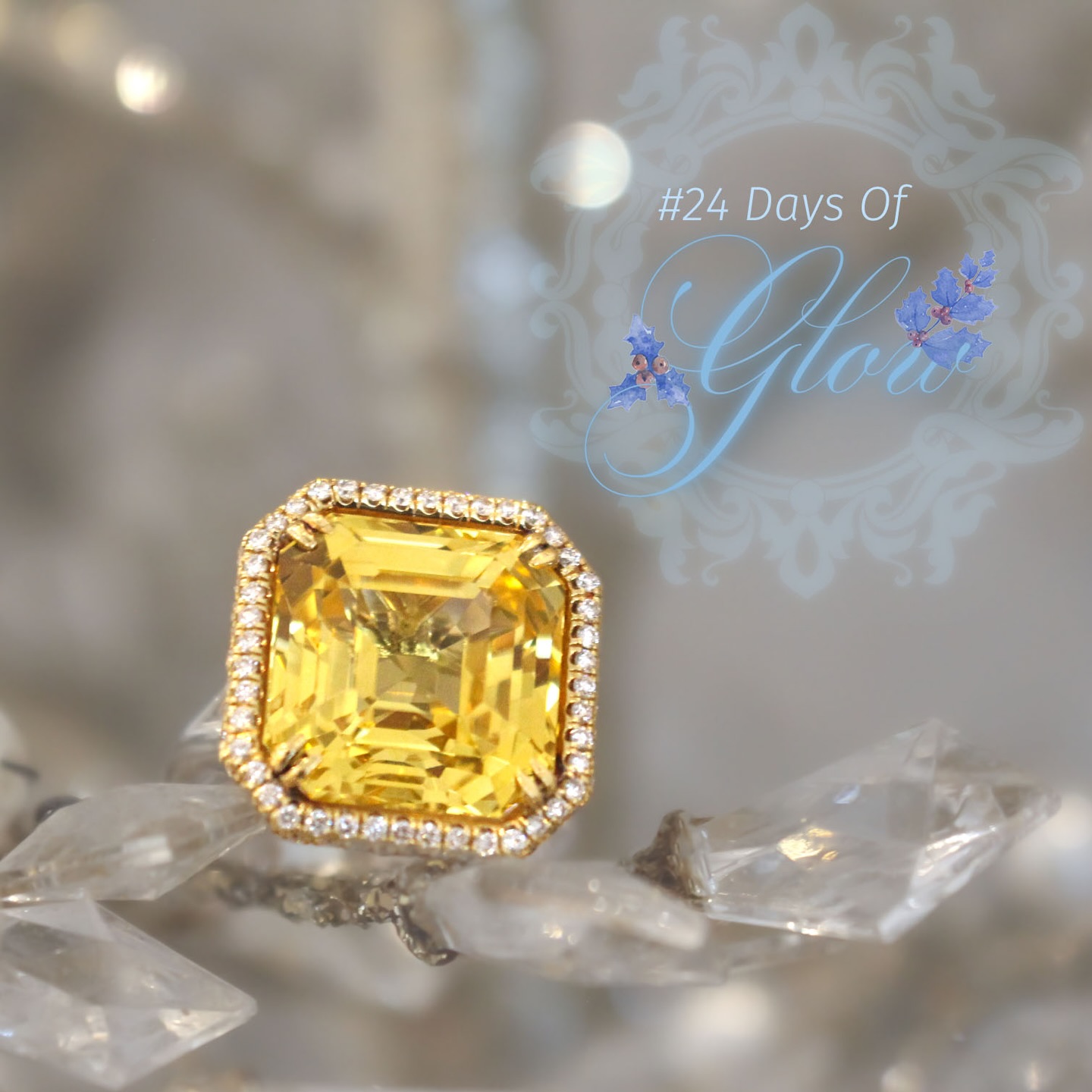 Catch a falling star and put it in your pocket… ✨
For Day 7 of #24DaysofGlow, we’re sharing a dazzling treasure: a 16.20-carat Asscher-cut Yellow Sapphire, glowing bright with a Diamond halo on a Platinum band. A precious gem that sparkles like a star on your hand 🌟💎
#jewelryadventcalendar #sapphirering #jewelrygifts #jewelrytok