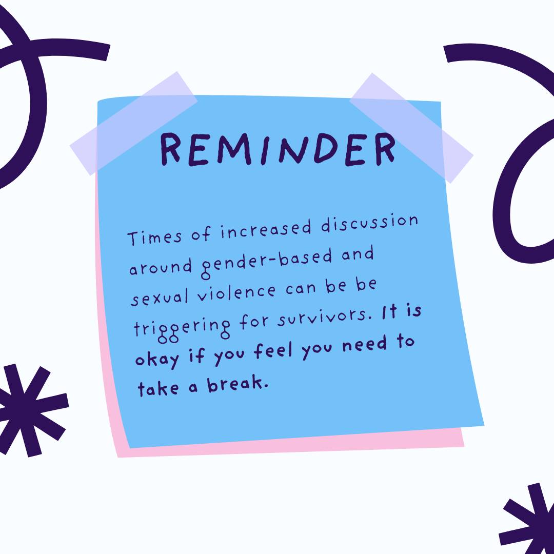 A reminder during 16 Days of Activism Against Gender-Based Violence: It is perfectly normal to feel overwhelmed, exhausted, or emotionally triggered during times when campaigning efforts are intensified.
It is okay to take a break during these times, as Audre Lorde once said:
“Caring for myself is not self-indulgence. It is self-preservation, and that is an act of political warfare,