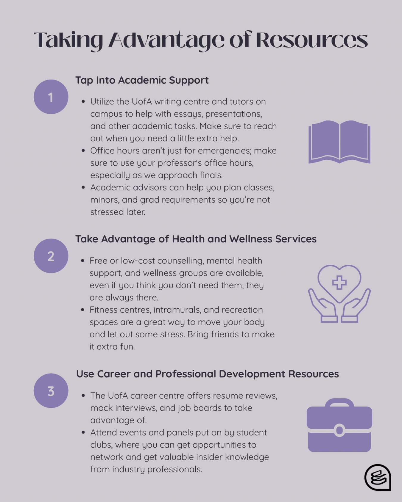 What To Wednesdays — Taking Advantage of Resources 💼
We’re here with our last WTDW of the semester, and today we’re discussing some resources you can use this finals season.
Thank you for a great Fall semester, whether you’ve attended one of UAHRMA’s events or joined as general member, we hope these tips and tricks have helped you out. See you in Winter 2026! 🌟
#uahrma #learnmoremonday #HR #HRM #UAlberta #UAlbertaBiz #ualbertaresources