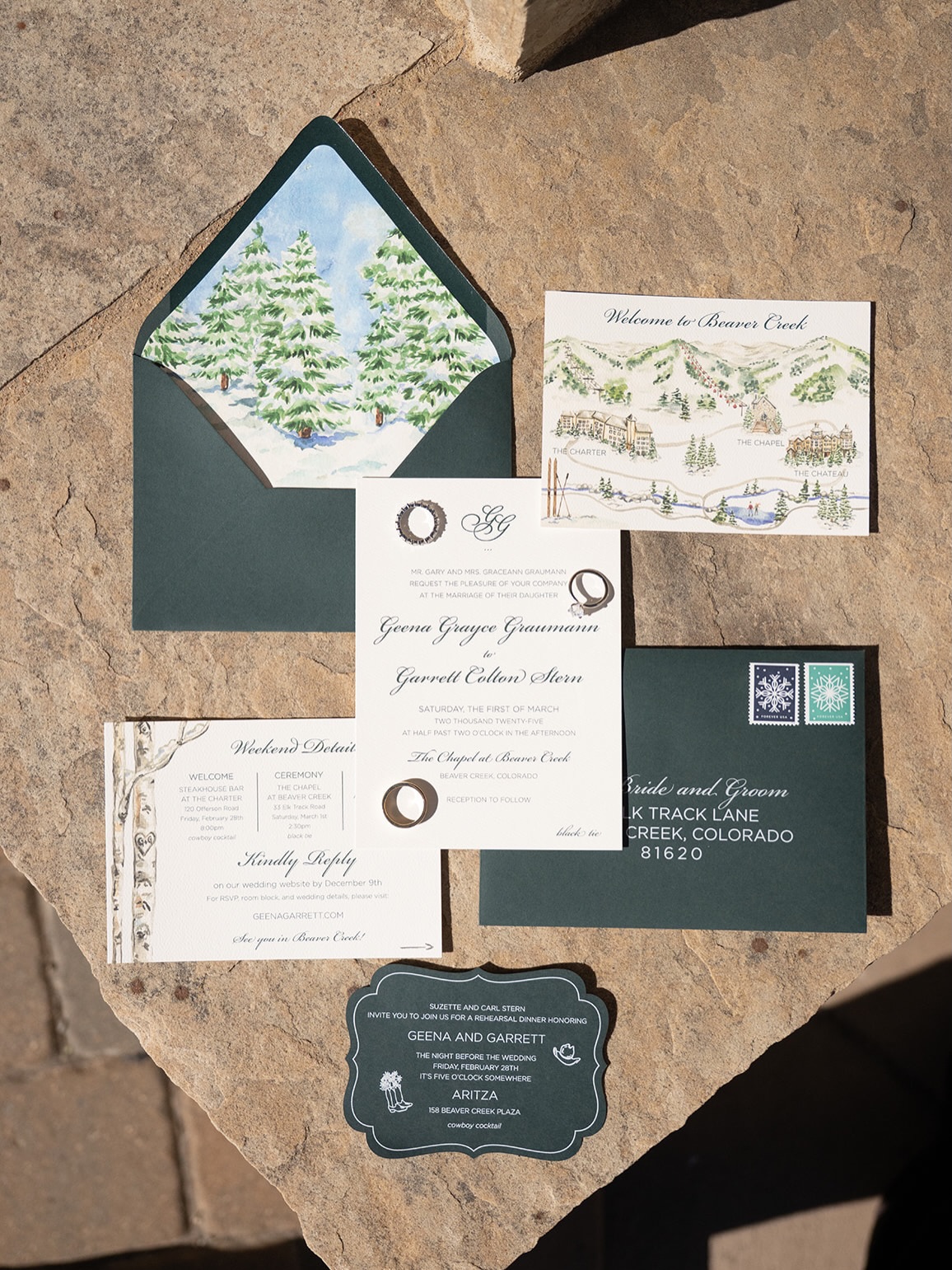 Happy holidays!! What a year it’s been for us! The busiest and craziest season started off last March with this dreamy, winter wedding in Vail for the best couple!! Every detail was handmade with a whole lotta love from the tiny ice skaters on the map to the custom font for menus & seating chart to the pearl fasteners on the menus and more. Geena and Garrett, hope this has been an amazing year!!
Cheers to an incredible vendor team:
@gemweddingsvail @mer_lowe33
Photos: @paulabphoto
Video: @klasseyproductions
Floral: @doubledutchfloral
Venue: @splendidorestaurant @the_chapel_at_beavercreek
HMU: @bmc.glam & @carriestockert
Can’t wait for another year of fabulous weddings in 2026!! 🥂🥂🍾🍾🥂🥂🍾🍾