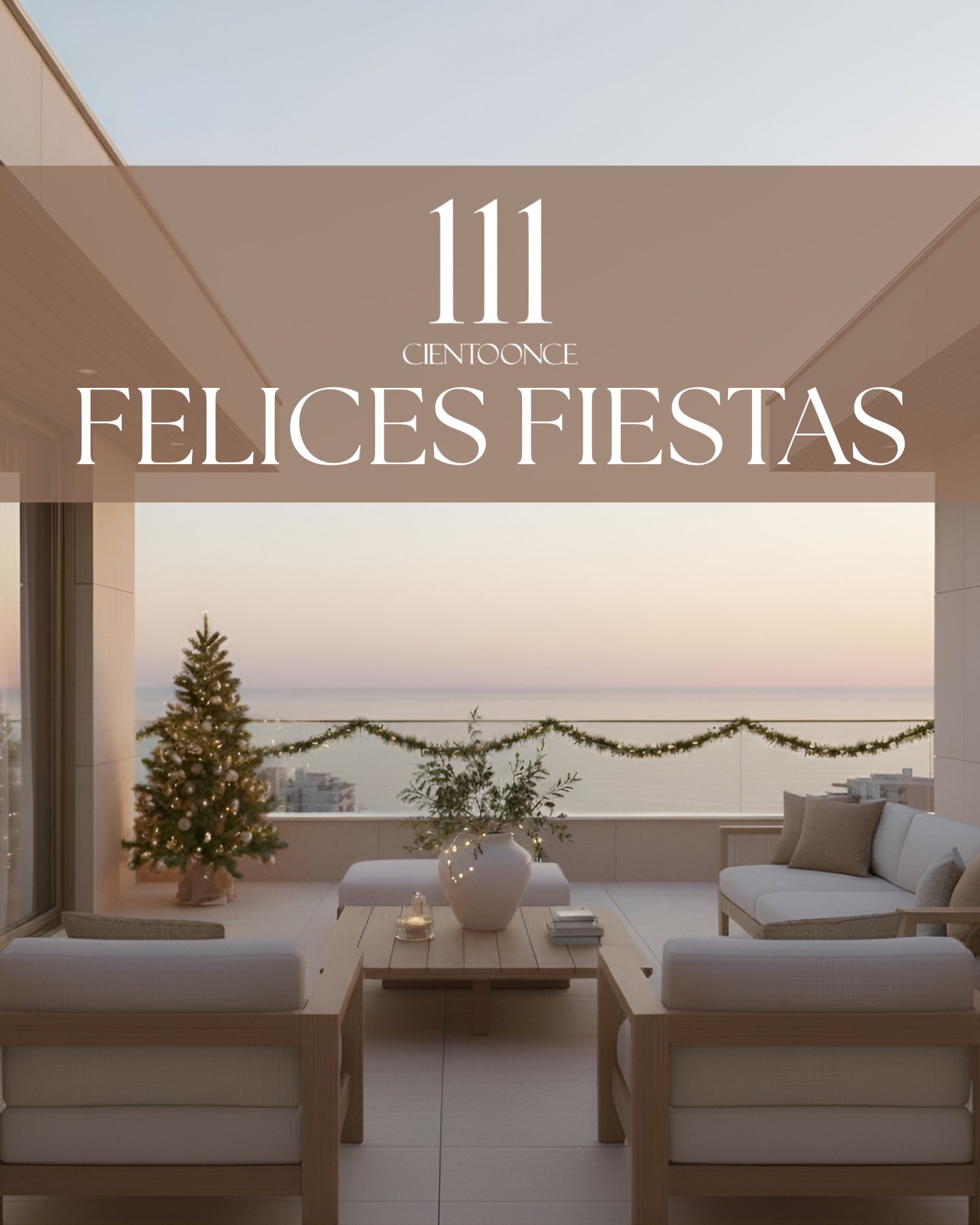 🎄✨ ¡Felices fiestas de parte de Ciento Once! 🎉
En esta temporada tan especial, queremos agradecer a todos nuestros clientes y seguidores por confiar en nosotros. Que el espíritu navideño ilumine cada rincón de tu hogar y que el próximo año traiga nuevas oportunidades y momentos de felicidad. 🌟
¡Te deseamos unas fiestas llenas de paz, alegría y buenos momentos! 🎁🏡
#FelicesFiestas #CientoOnce #Navidad2025 #InmobiliariaDeConfianza #HogarNuevo #ViviendasDeSueño #BienestarYCalidez #NavidadEnCasa