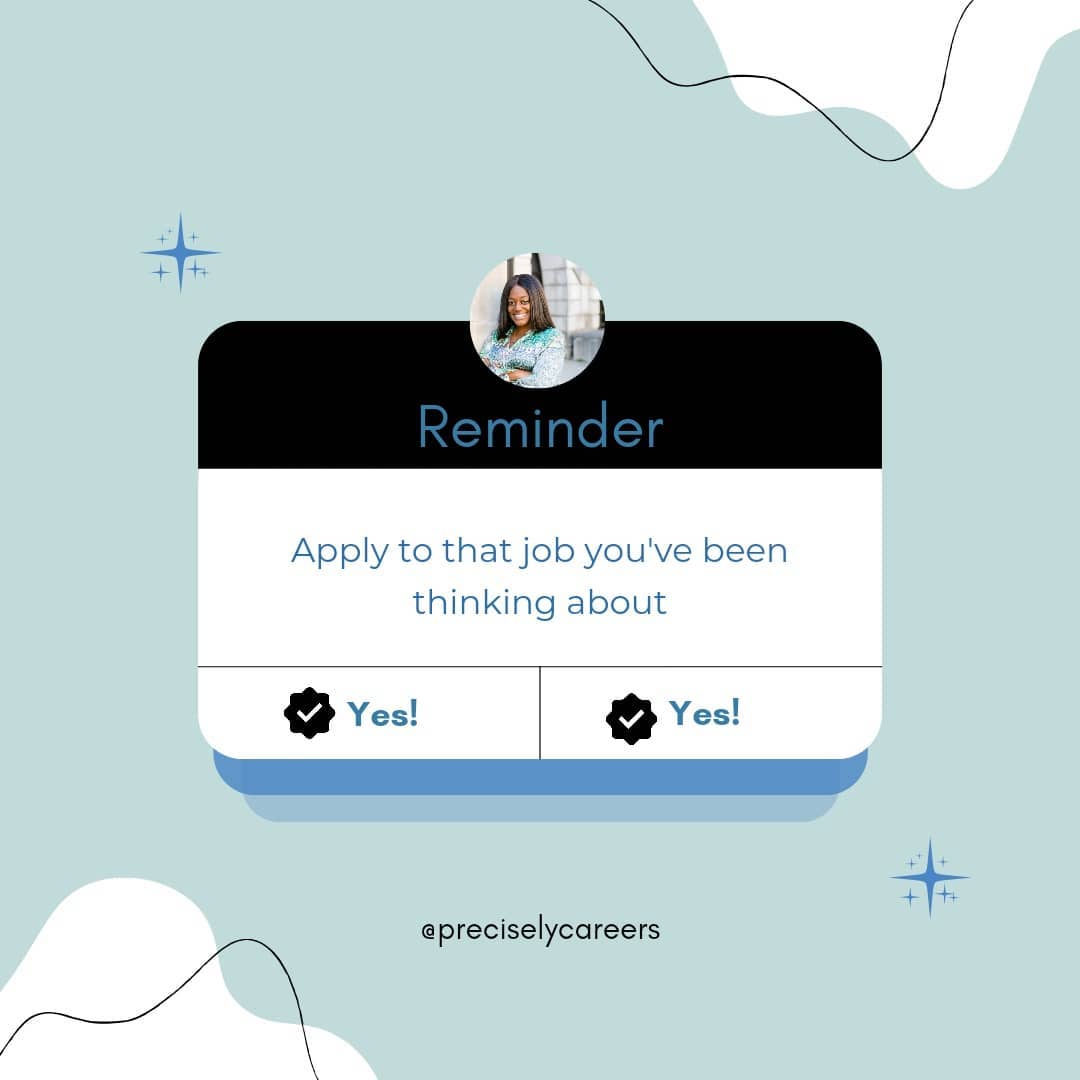 New year, new job! 🥳
Some people will be returning to work tomorrow, others on Tuesday. If you have that feeling of existential dread, now is the time to start applying.
👉🏾Update your LinkedIn profile
👉🏾Change your status to "Open to Work" so recruiters know you are interested. ( your current employer won't be able to see this)
👉🏾And most importantly, get yourself a new resume with #PreciselyCareers
Do you need resume support? Check out the link in my bio, and let's connect.
To your continued success,
Nicole Picton
#HRlife #HRBP #HumanResourcesManagement #JobSearch #MillennialEmployee #Leadership #Recruitment #HR #career #Business #HRTalk #CareerConversations #PreciselyCareers #resume #jobinterview #jobsinCanada #joboffer #blackwomenluxury #blackwomenintech #studentsucces