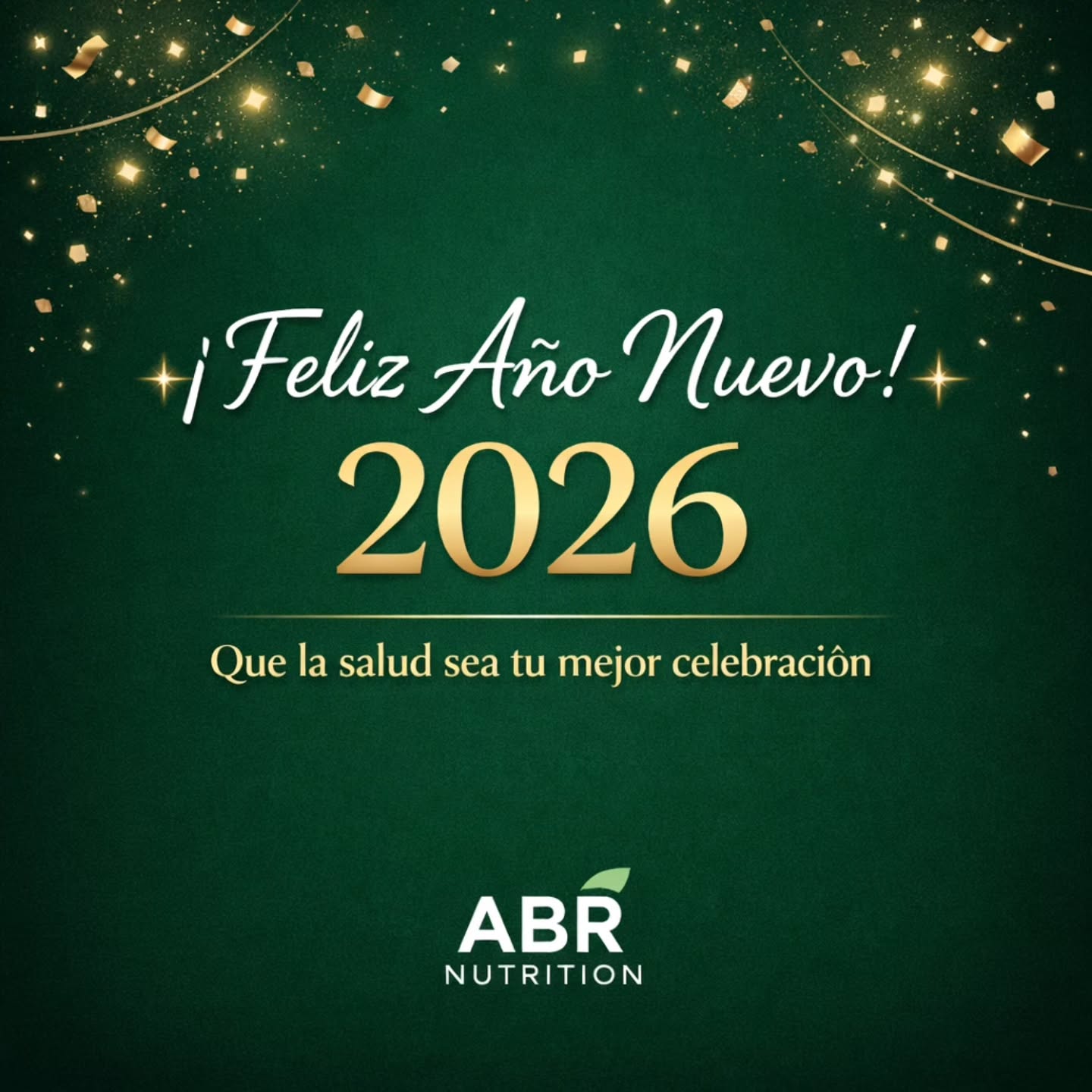 ✨💚 ¡Feliz Año Nuevo 2026! 💚✨
Gracias por confiar en nosotros y permitirnos ser parte de tu camino hacia una mejor salud.
Cada pequeño cambio cuenta, y este nuevo año es una nueva oportunidad para priorizarte, cuidarte y avanzar.
En ABR Nutrition seguimos comprometidos con acompañarte con educación nutricional basada en evidencia, planes personalizados y apoyo real para que alcances tus metas de bienestar.
🥗💪 Que el 2026 esté lleno de salud, balance y logros.
📅 ¿List@ para comenzar?
👉 Agenda tu consulta y da el primer paso
🔗 abrnutrition.com
#FelizAñoNuevo
#AñoNuevo2026
#ABRNutrition
#SaludYBienestar
#HábitosSaludables
NutriciónConCiencia