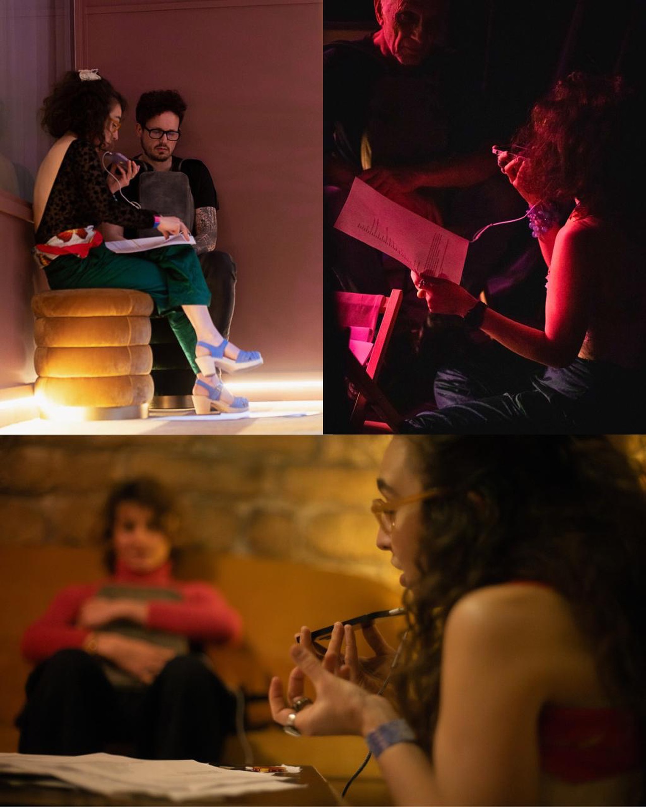Lors des soirées immersives avec @lebordeldelapoesie , on lit, on vibre et on célèbre la poésie contemporaine dans une ambiance festive, cabaréesque et libre.
@zoebesmonddesenneville y lit ses textes avec la technologie @soundxtech , qui transforme sa voix en ondes vibratoires, une expérience d’écoute intime, presque sensuelle, que le public ressent autant qu’il entend.
📍Prochaine date : dimanche 18 janvier, de 18h30 à 23h à @labellevilloise
🎟️ Lien vers la billetterie dans la bio de @zoebesmonddesenneville
📸 Photos : @gautier_berr (1) @lilydelanuit (2&3)