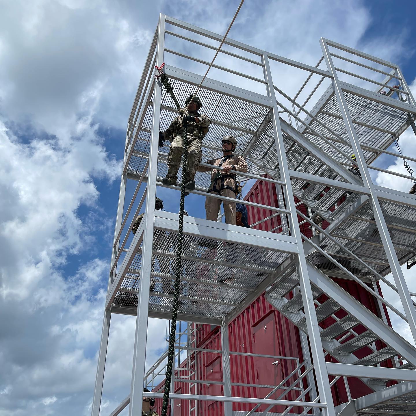 Rope drills #tx #usa #us #swat #swatteam #firetower