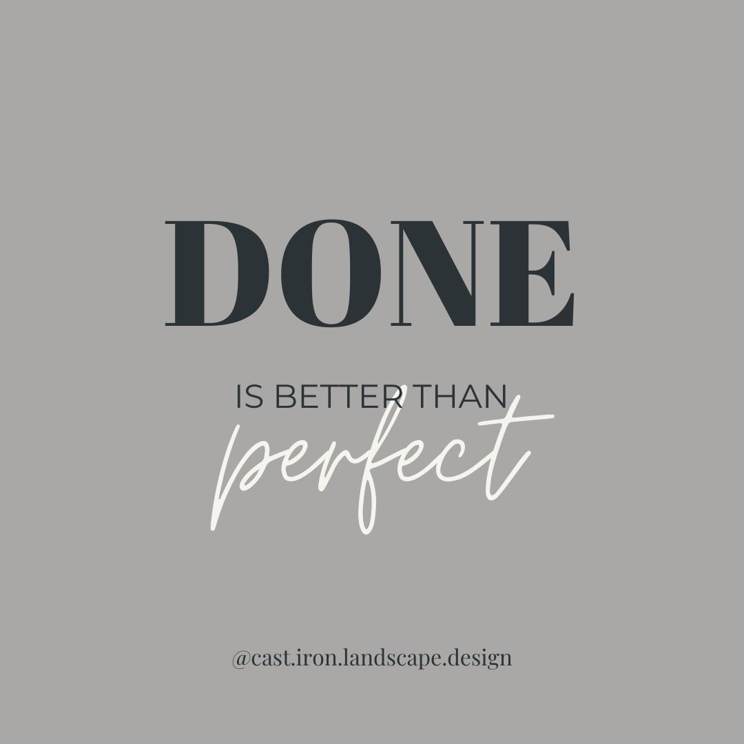 aka Analysis Paralysis in the technical world 😂
I love social media, but it's easy to get caught up in the "perfectness" of it all.
Getting it done will always be better than never finishing or never even starting because it might not be perfect.
You are enough, what you do is enough. I think you'll surprise yourself when you get "it" done.
What's the "it" that you're stuck on?
#landscapedesign #landscape #landscaping #virtualdesign #outdoorspace #outdoor #getoutside #gardening #gardeninspiration #gardenplanning #womanownedbusiness #bloom #castironlandscape #setitandforgetit #lowmaintenance #beautiful #takeabreak #kids #fresh #cancersurvivor #hodgkinslymphoma #motorcycle #selfcarematters #petfriendly #runner #running #pittsburgh #landscapearchitect #tattoo