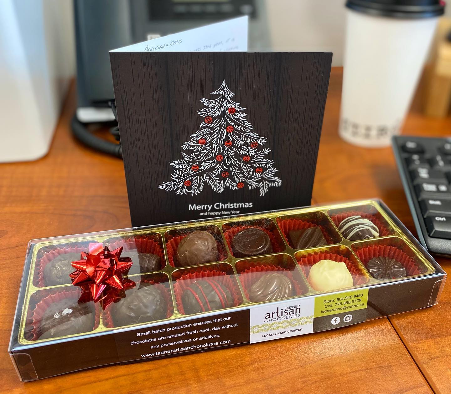 Who else is loving all the local holiday goodies this year?! 🍫☕️ 🎄#SmallBusinessEveryday #shoplocal #locallyowned #welovedelta #ladnerisawesome #ladnerbusinessassociation #lbamember
