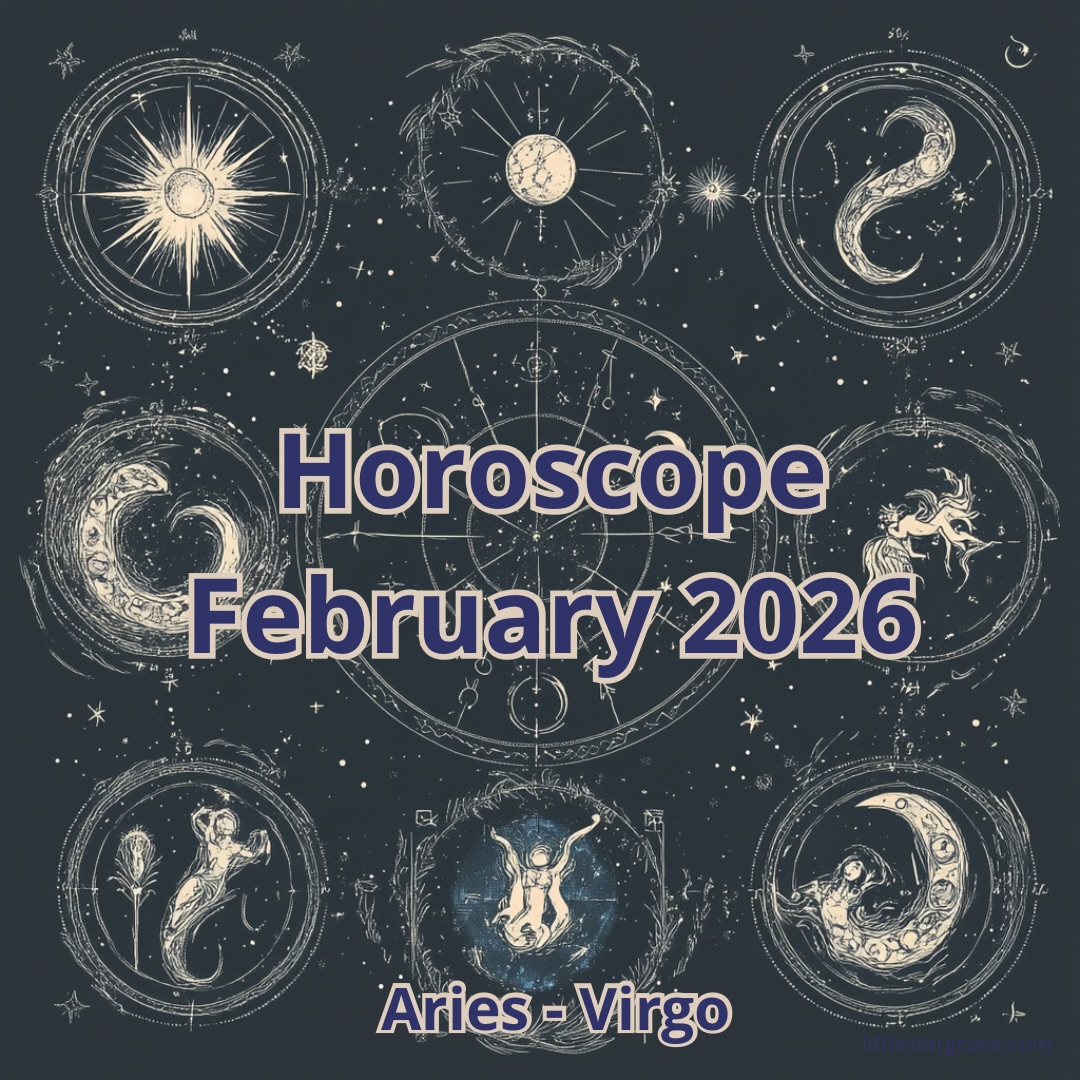 Horoscopes February 2026 ✨
Part 1: Aries ♈️ to Virgo ♍️
Transits:
End of Uranus retrograde in Taurus - February 3rd
Saturn enters Aries - February 13th
Sun enters Pisces - February 18th
February helps us move from confusion into direction. End of Uranus retrograde
brings clarity after months of uncertainty, Saturn entering Aries asks for responsibility and maturity,and to commit to what truly matters. The Sun in Pisces reminds us to slow down and check in with our inner world. This is a month to simplify, choose wisely, and build something real without rushing.