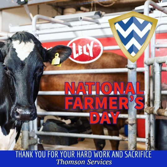 It’s National Farmer’s Day!! We appreciate the dedication and commitment that ALL farmers make, every single day! #ThankAFarmer