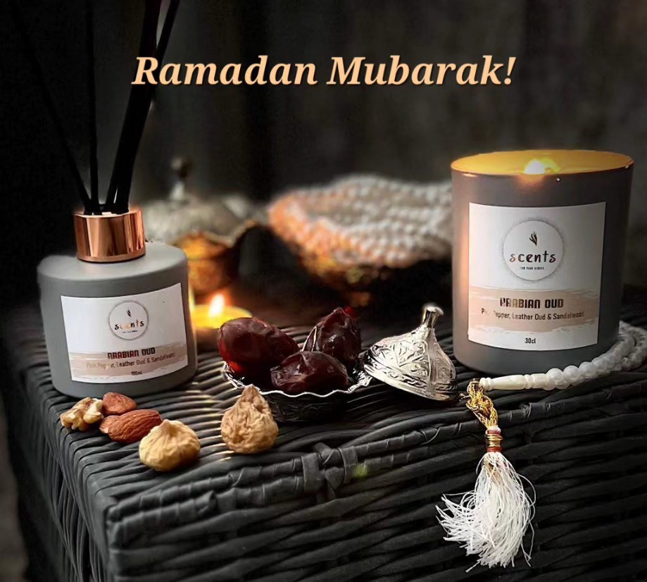 Arabian Oud Candle and Reed Diffuser
An evening in a Middle Eastern souk is where this fragrance takes you. It's warm, deep, and spicy.
Top notes of bergamont, pink pepper and armoise fuse straight into mids of ylang ylang and wafting incense. Base notes of leather oud, hints of patchouli and a heavy mix of sandalwood, cedarwood and musk.
www.scentsforyoursenses.co.uk
#soywaxcandles #handmadecandles #candlesofinstagram #scentedcandles #eidcollection #ramadankareem #diffusers #eidgifts