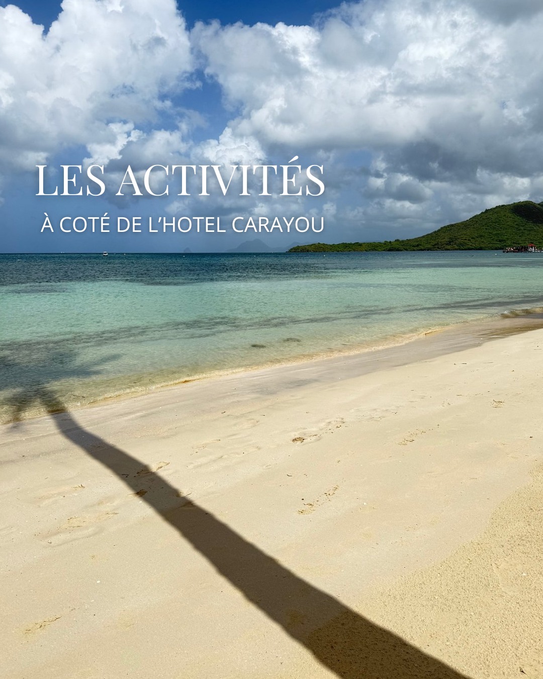 Entre mer turquoise, découvertes et moments d’évasion… Chaque journée est une nouvelle aventure à vivre.
Des activités à deux pas du Carayou, pour des souvenirs inoubliables.
#Hotel #Martinique #Vacances #Caraibes #Voyage