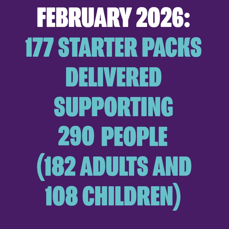 So that was February 2026, our second busiest month of all time (again). We delivered 177 starter packs to households across our city, supporting 290 people (182 adults and 108 children).
As always, massive thanks to everyone who supports us, whether it is with donations, shopping at The Magpie's Eye Gallery @magpies_eye or The Magpie's Nest @magpies_nest_govan , volunteering your time with us or just following our posts on the socials and liking and sharing what we do, Thank you!