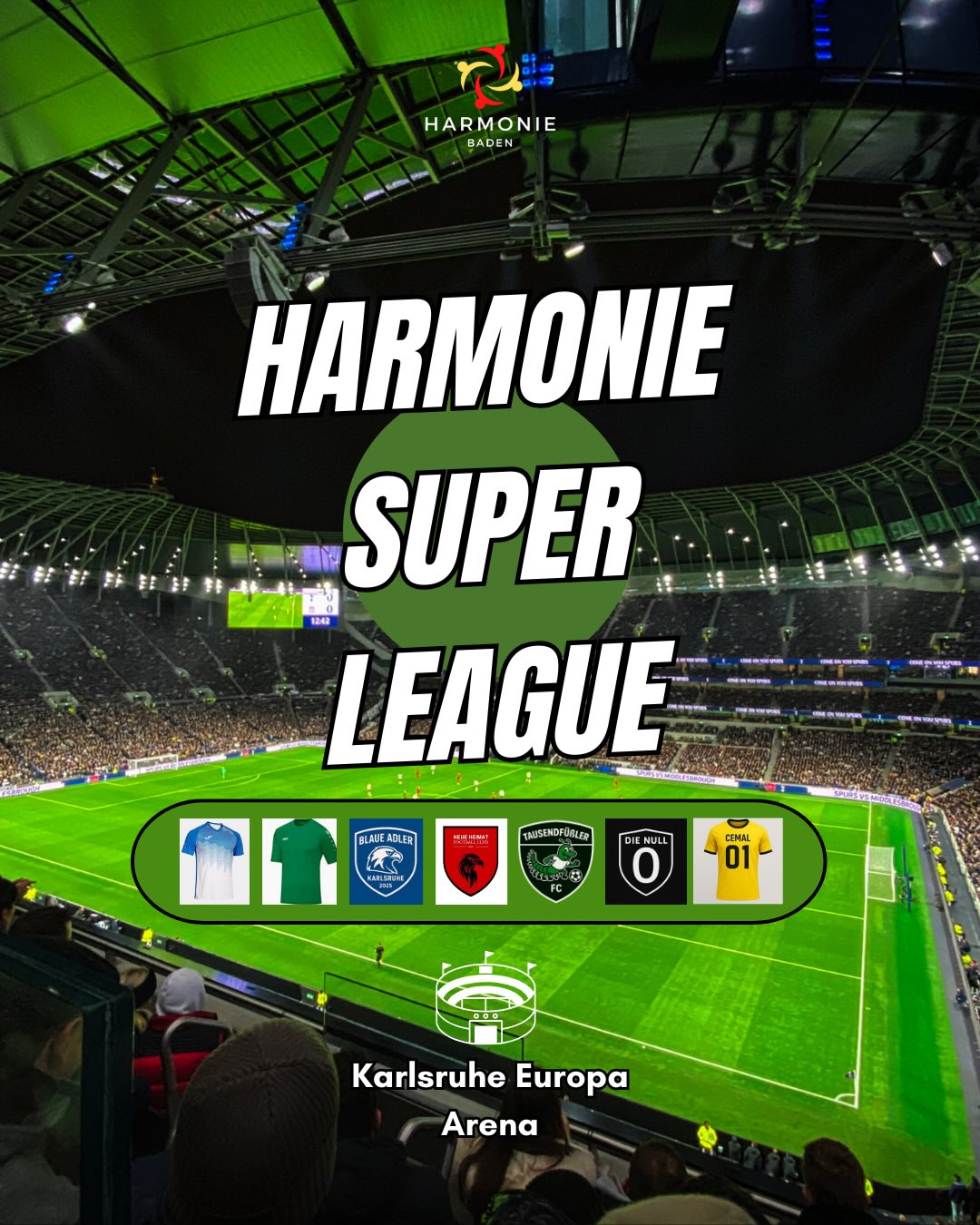 Flutlicht.
Adrenalin.
Der Ball rollt.Teams treffen aufeinander, kämpfen um jeden Punkt und geben alles für den Sieg.Seid live dabei und erlebt die Stimmung in der Karlsruhe Europa Arena! ⚽️Mein Favorit steht schon fest🫠
Welches Team ist euer Favorit?#harmoniebaden
#harmoniesuperleague
#karlsruhe
#fussball
gemeinschaf