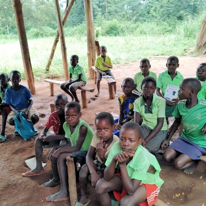 2024 photos of Diawo School in South Sudan. As you can see, classroom and furniture are rudimentary. Sanitation facilities non-existent.