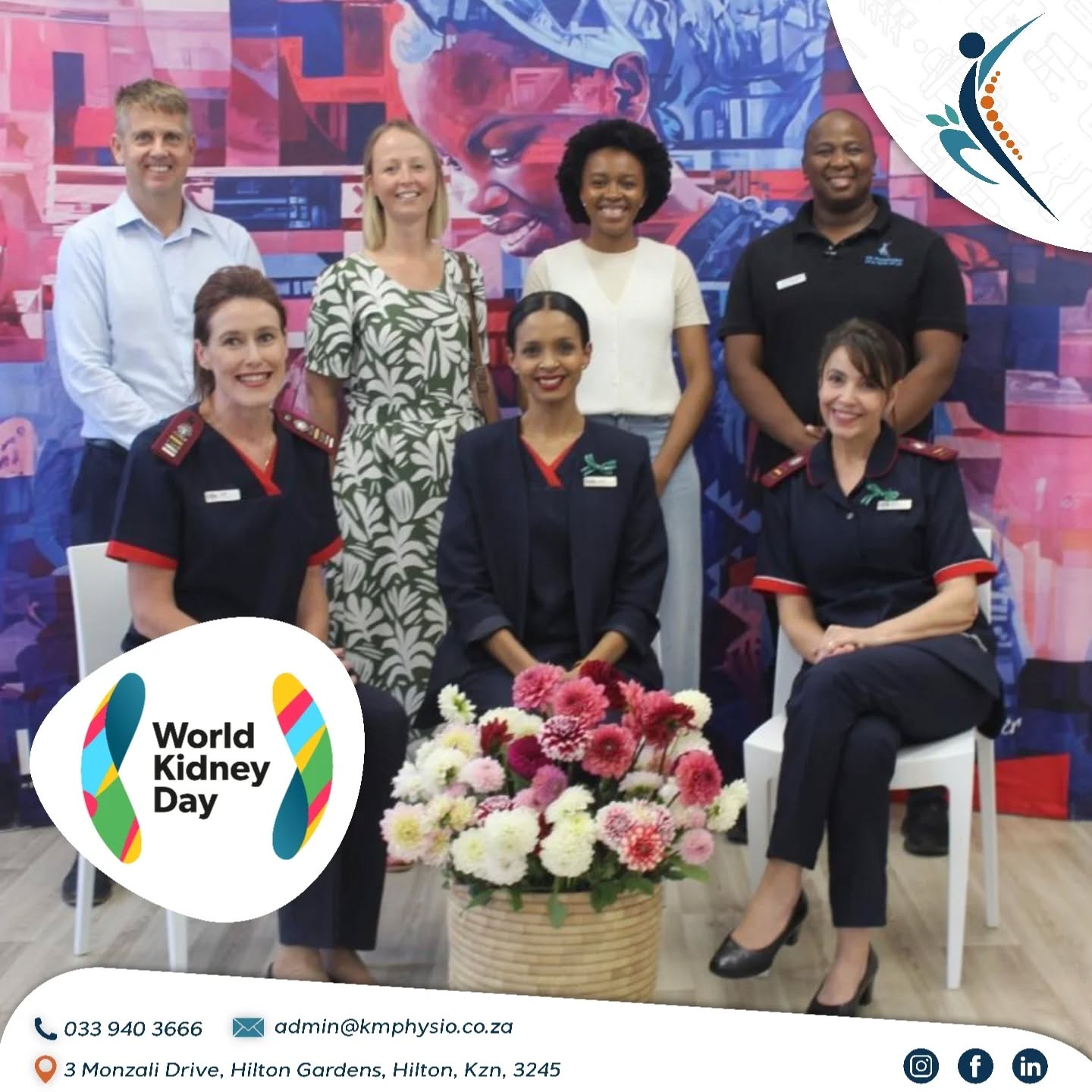 World Kidney Day โ๏ธ
The Life Hilton Multidisciplinary Team comes together to raise awareness and support for patients on their kidney health journey.
Through collaboration and care, we continue adding to life - one dialysis session at a time.
As our Physiotherapist Mr Kopano Malebo reminds us:
โPatients donโt live to dialyse, they dialyse to live.โ ๐คฒ
Donโt work through the pain, let Kae-Motion Physio help you!
๐ 033 940 3666
๐ง admin@kmphysio.co.za
๐ www.kmphysio.co.za
โMoving together with you!โ ๐โโ๏ธ
.
.
.
#worldkidneyday #kidneyhealth #dialysiscare
#chronicillness #kaemotionphysio