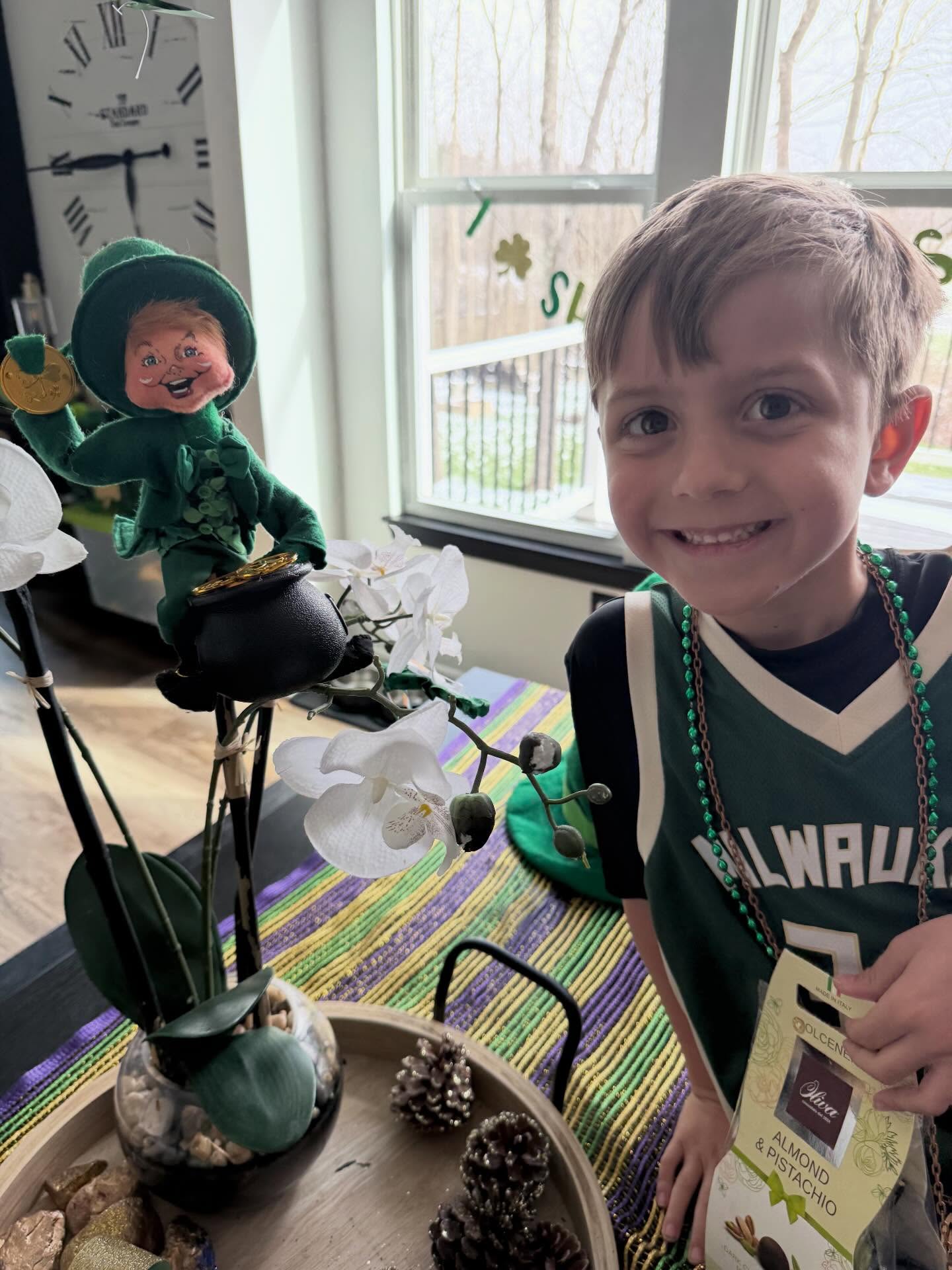 Celebrating St. Paddy’s Day with a Special Visit from Our New Little Leprechaun! 🍀 Irish Blessings! 🇮🇪
“May the road rise up to meet you.
May the wind be always at your back.
May the sun shine warm upon your face,
the rains fall soft upon your fields.
And until we meet again,
May God hold you in the hollow of His hand.”
With 💚,
The Celebrate Company