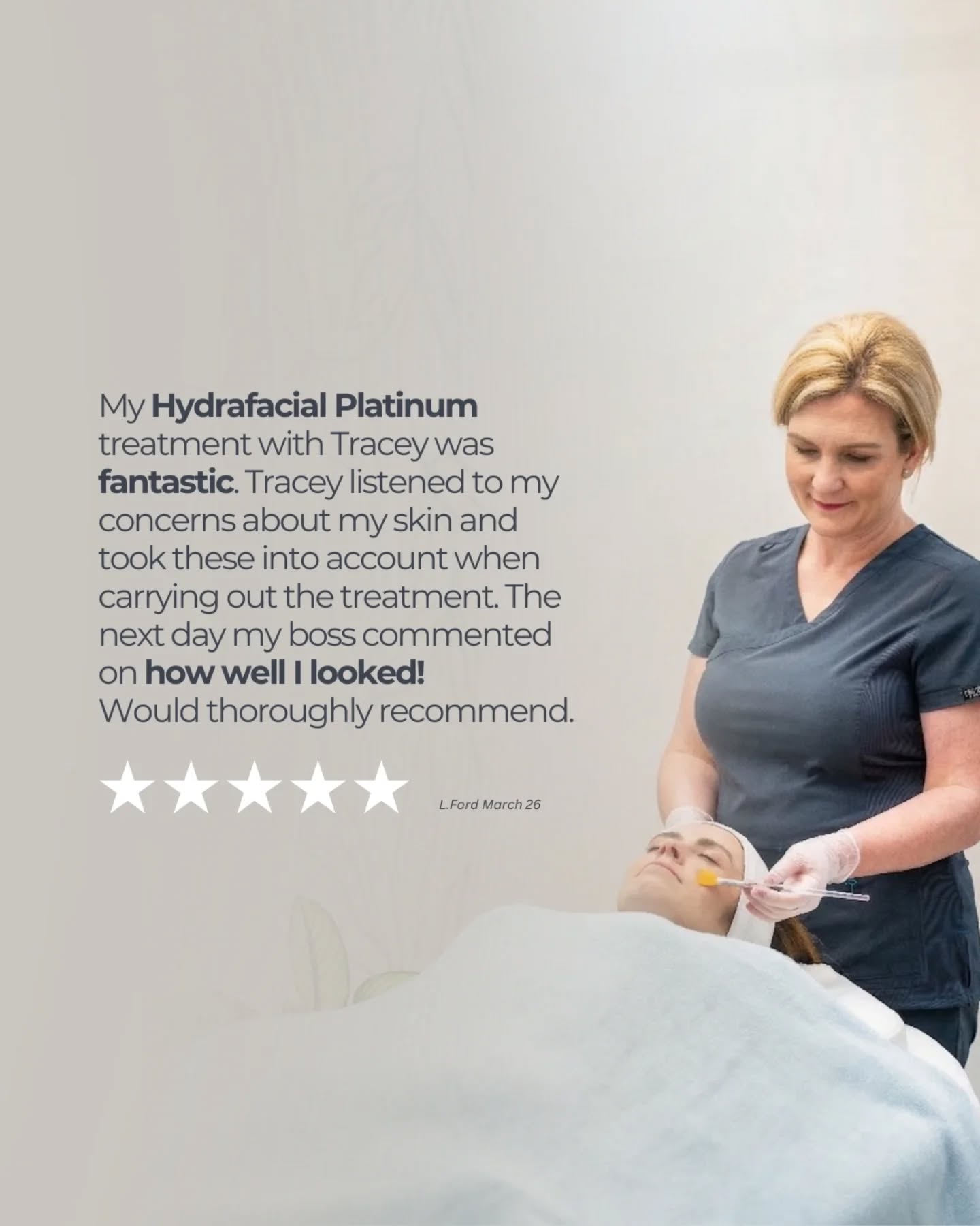 When other people notice your glow, you know it was a good facial đ
Have you experienced the Hydrafacial glow yet?
Book online TODAY!
#hydrafaciĚal #facial #glow #review #isleofwight