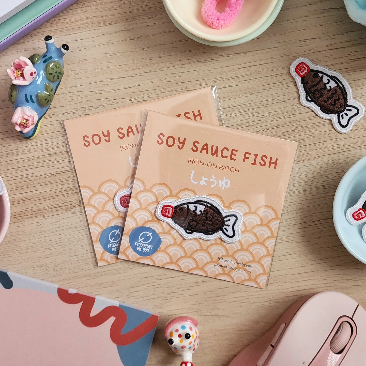 Woohoo!! They are finally made in time for their debut at @handmadecanberra !! Now we can all have soy sauce fishies on everything!
#irononpatch #soysaucefish #patches #productivebyyou #handmadecanberra