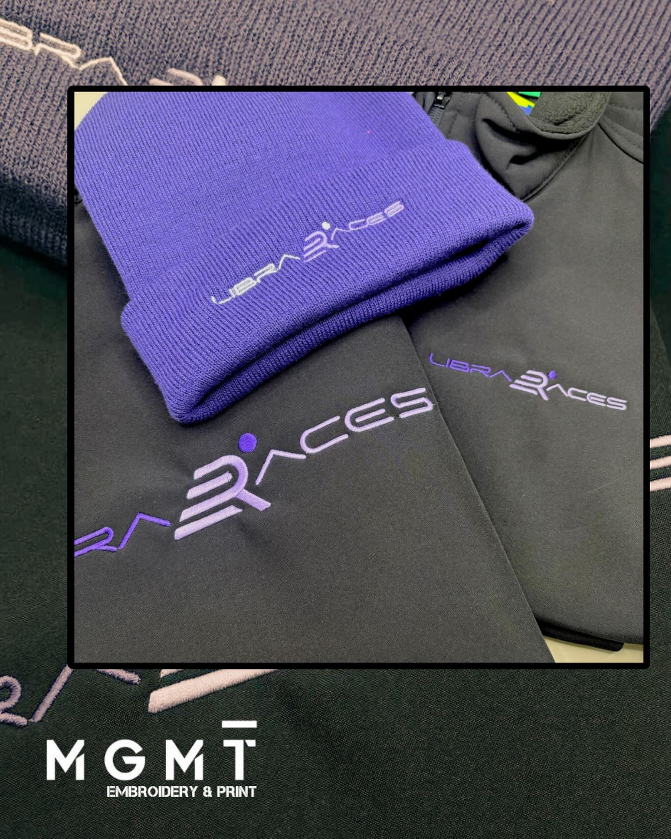 Here’s a look at the Libra Races uniforms we produced for Run the Runway, Doncaster: • Wool hats and jackets in the official race colors • High-quality embroidered logos and printed details • Durable, comfortable, and built to represent the brandA clean, functional design for the team and fans alike.#LibraRaces #RunTheRunway #UniformDesign #Embroidery #PrintDesign