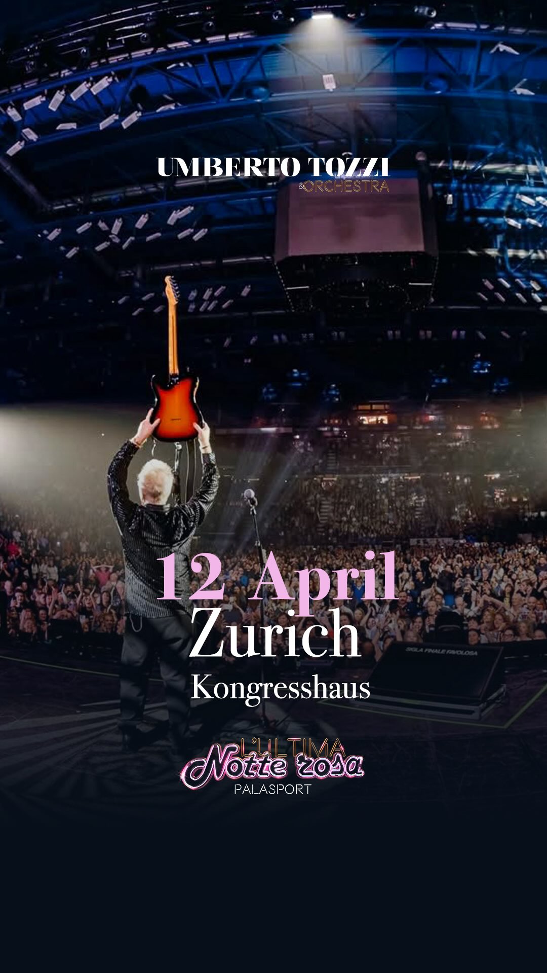 L’ULTIMA NOTTE ROSA – THE FINAL SHOW arriva in Europa! 🤩
Si parte domenica dalla Svizzera. Vi aspetto!
📍12 aprile – Zurich – Kongresshaus
🎟️ Biglietti disponibili al link in bio e nelle storie
#lultimanotterosa #umbertotozzi @momyrecords @concerto.official @friendsandpartners @birindelliauto @rtl1025