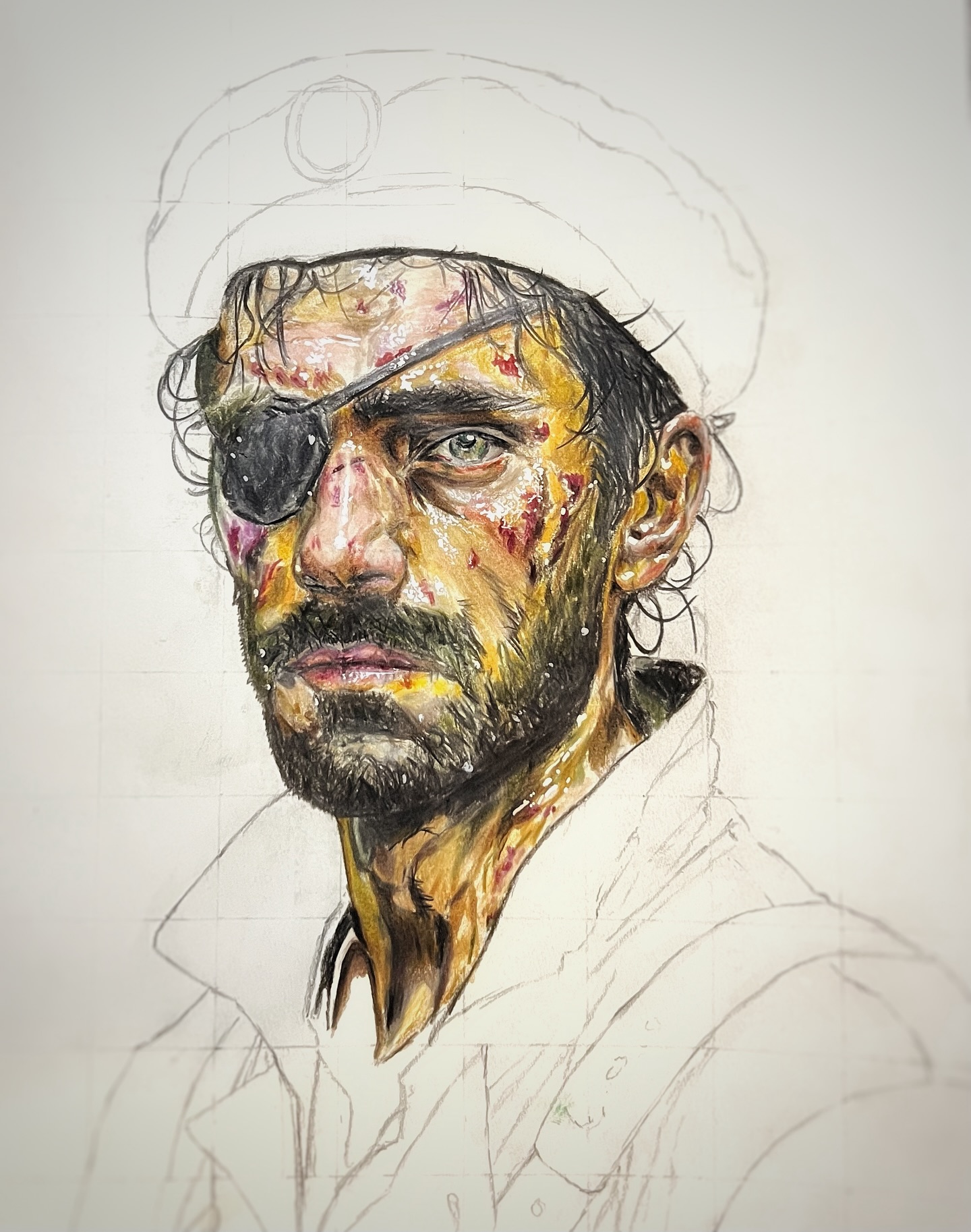 Bringing Captain James to life. #artistsofig #debutauthor #authorsofinstagram #peterpan #captainjames