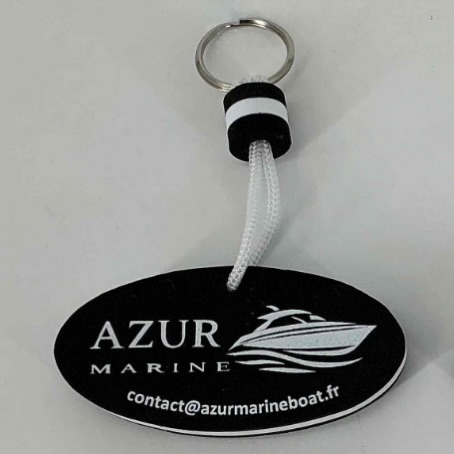 Porte clé mousse flottant sur mesure