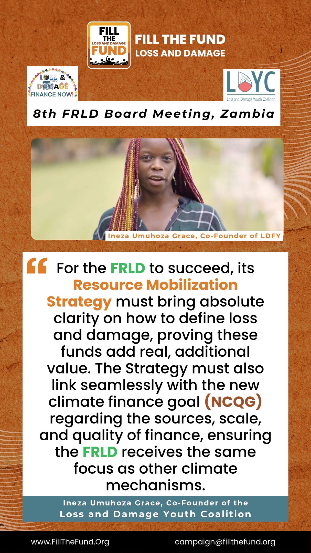 Success is measured by impact on the ground, not just boardroom talks. 🌍
✊ “Ultimately, this Fund must be rooted in the actual needs of developing countries.” - Ineza Umuhoza Grace. @ineza_umuhoza
The #FillTheFund campaign is demanding a Resource Mobilization Strategy that moves beyond "symbolic" gestures.
Developing countries need a country-owned approach that delivers at least $400 Billion per year by 2035.💸
The Reality Check:
Actual needs: $400B / year.
Paid into the fund: Only $448.92 million (0.1%).
It is time to distinguish between humanitarian aid and the reparations owed for climate devastation.
🔗 Join the movement and read the roadmap at FillTheFund.org.
#fillthefund #lossanddamage #climateemergency #payup #lossanddamagefinancenow
@lossanddamageyouthcoalition @ciel_org @apmdd @gndrising @youngolandd @harjeet_11 @ineza_umuhoza