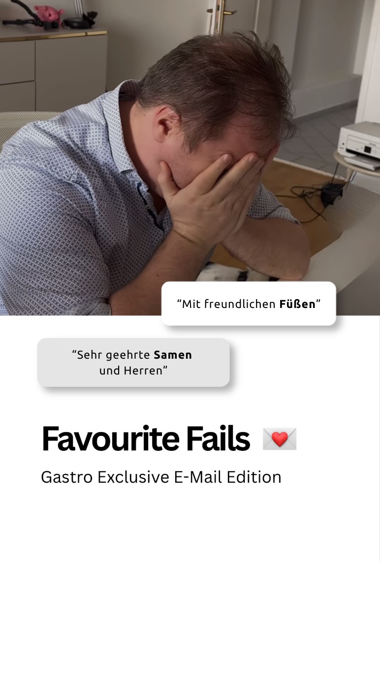 Passiert den Besten 🤓😂🥰
#funny #gastrojobs #wien #office #work