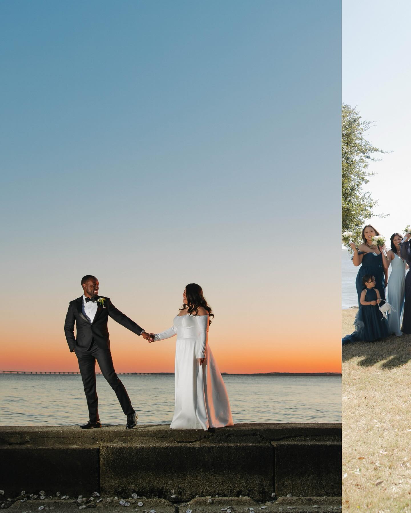 Congratulations to Yonely and Madahari ❤️ and thanks for choosing our place to begin your life together! Just a few GORGEOUS sneak peeks from their picture perfect day by @faithwestphotography!
#weddingday #venue #theknot #obx #brideandgroom