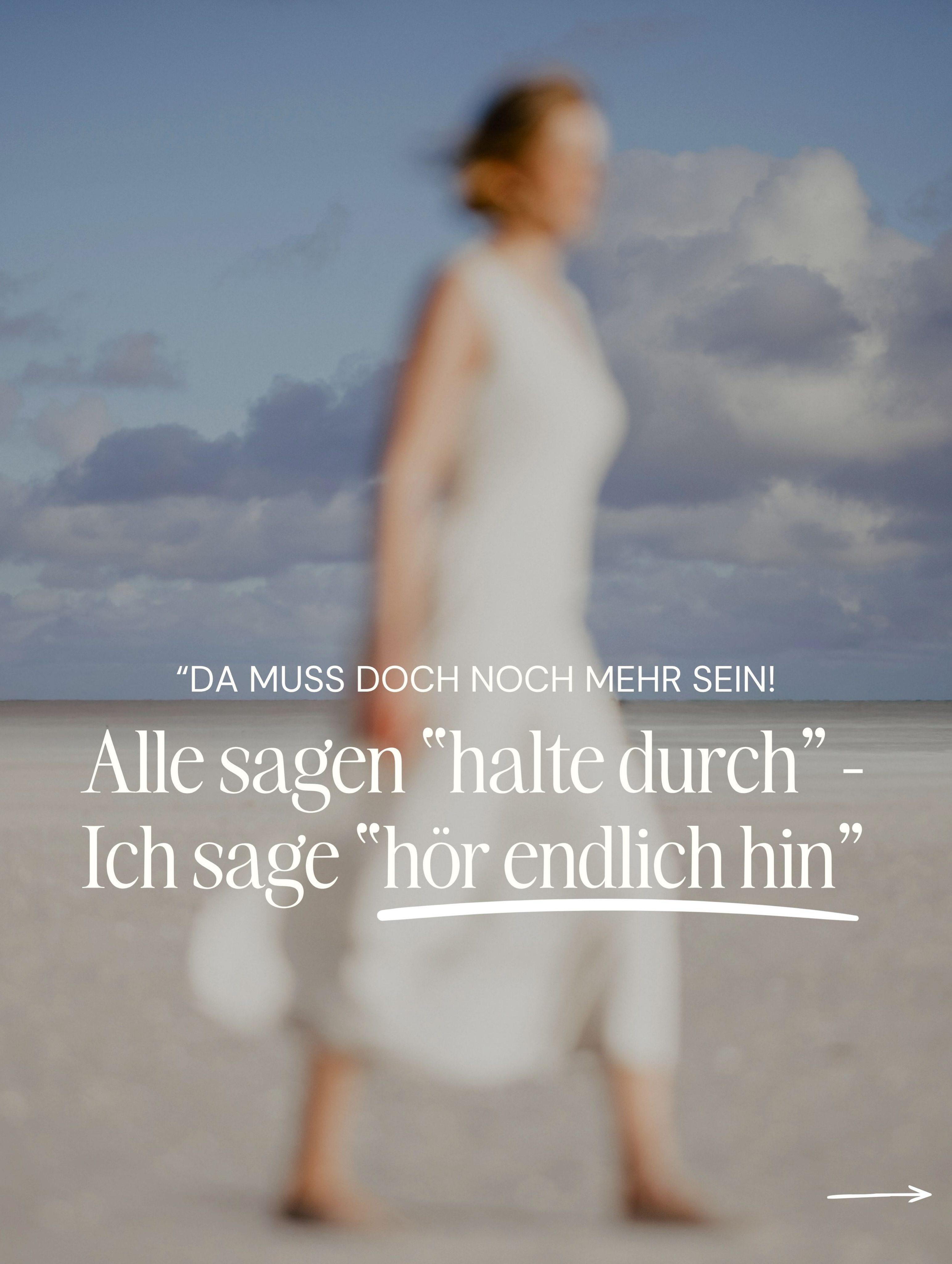 Noch ein bisschen durchhalten, dann wird es bestimmt wieder leichter.
Diesen Satz habe ich mir jahrelang selbst gesagt.
Ich war so lange in meinem beruflichen Leben im Funktionieren-Modus, dass ich mir gar nicht mehr erlaubt habe, mir vorzustellen, wie es auch anders sein könnte.
Bis mein Körper irgendwann lauter war als mein Kopf.
Erschöpfungssyndrom.
Und plötzlich hatte ich Zeit. Zeit darüber nachzudenken was ich denn eigentlich WILL. Was meine Träume und Visionen sind. Ich konnte der leisen stimme Raum geben, sie zu mir gesagt hat: da muss doch noch mehr sein.
Heute halte ich für andere Frauen den Raum, den ich mir damals selbst nicht erlauben konnte. Und ich weiß heute:
Unser Leben ist zu kostbar, um nur zu funktionieren.
Am 30. Mai um 11 Uhr halte ich meine Masterclass dazu:
FROM PAIN TO PURPOSE — aus dem Job, der dich erschöpft, in eine Berufung, die dich erfüllt.
👉 Kommentier MASTERCLASS und ich schicke dir alle Infos direkt in dein Postfach.
#lottalaabs #shineyourlight #beruflicherneustart #berufung #frompaintopurpose personalbranding frauenimbusiness holisticbusiness
📸 Die Fotos sind letzte Woche bei einem Fotoshooting in St. Peter Ording entstanden mit der zauberhaften Bettina Hielscher.
Bist Du bereit für mehr Leichtigkeit und Wirksamkeit?