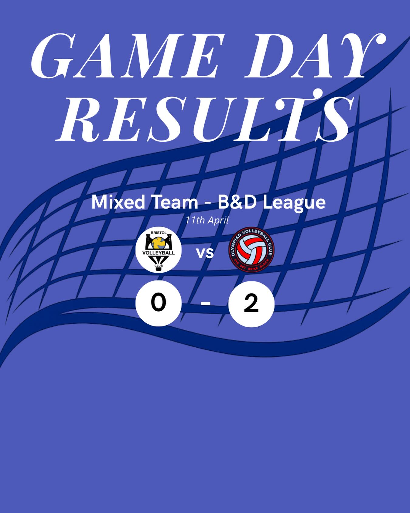 💛 Game Day Results 💙
Tough one for the Mixed Team this weekend, but plenty to build on. The fight and energy were there from the first whistle, just took a bit of time to click into gear.
Mixed Team – B&D League
A slow start cost us in the end, but once we settled, it was a different story. The second set saw a proper turnaround. Big energy, strong mentality, and staying in the fight the whole way. Jenny putting in superwoman shifts, Cami bringing serious fire at the net, and some huge blocks from Oscar kept us right in it. Massive improvements across the board, just came a little too late this time. Still, loads to be proud of! The effort and mindset were spot on.
#WeAreBVC #BristolVolleyballClub #BVCMixedTeam #BristolSports