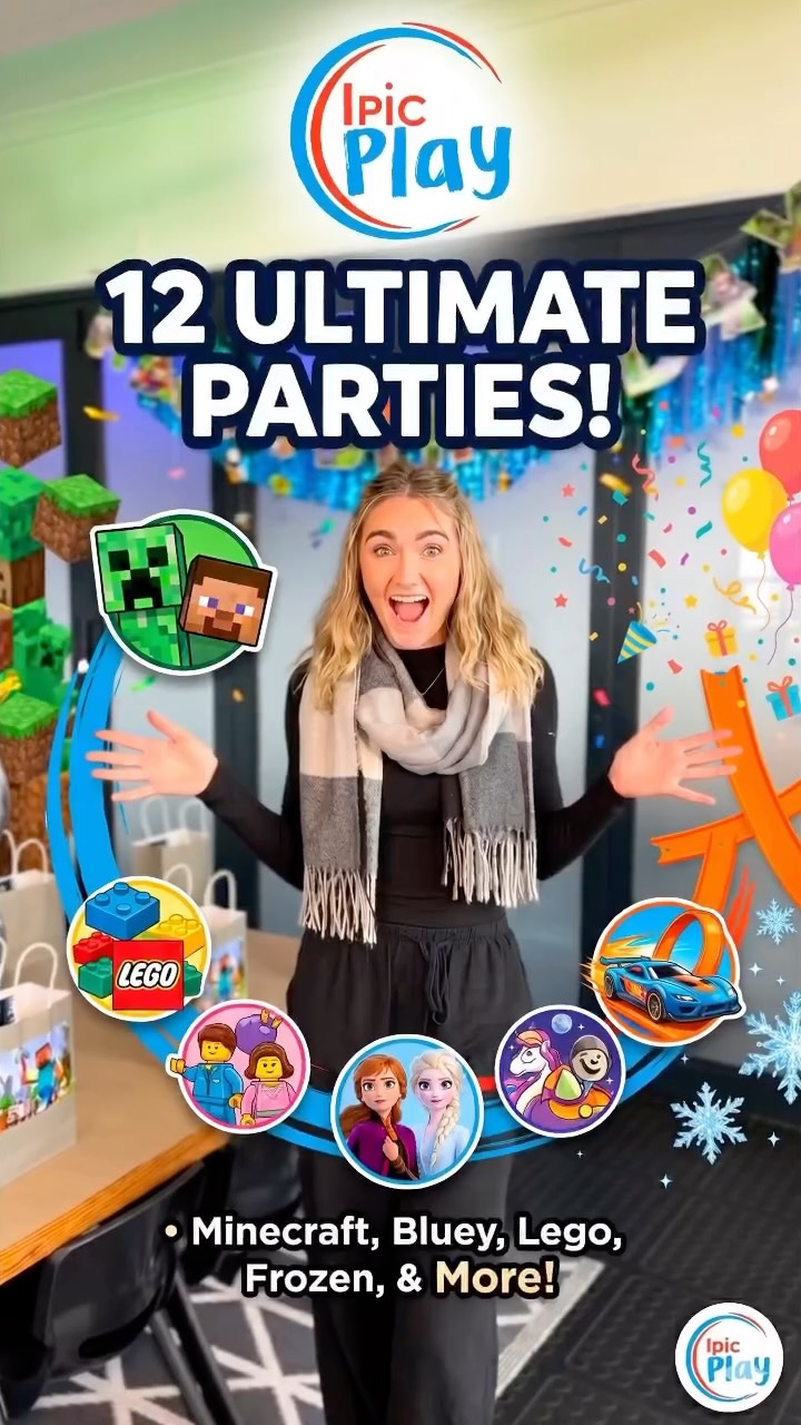 🎉 12 themed party setups! it’s all about fun, laughter, and unforgettable memories at Ipic Play.
#IpicPlay #KidsPartyVenue #PartyThemes #PlayAndCelebrate #MakingMemories