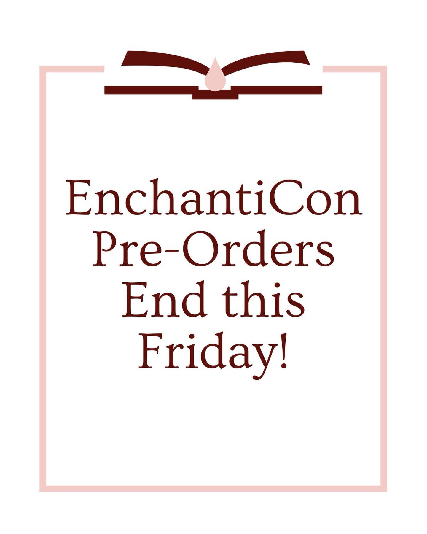 #enchanticon is coming up, and so is the deadline for event pre-orders for my books!
If you will be at EnchantiCon AND have been eyeing my Card Holders series, you can actually pre-order my books using the form in the link in my bio! I’ll have your order ready for you at the event for you to pick up ❤️
In the meantime, I’ll be prepping for it and looking forward to seeing you all in July ☺️
•
•
•
•
•
#indieauthorsofinstagram #yawriters #bookevent #supportindieauthors