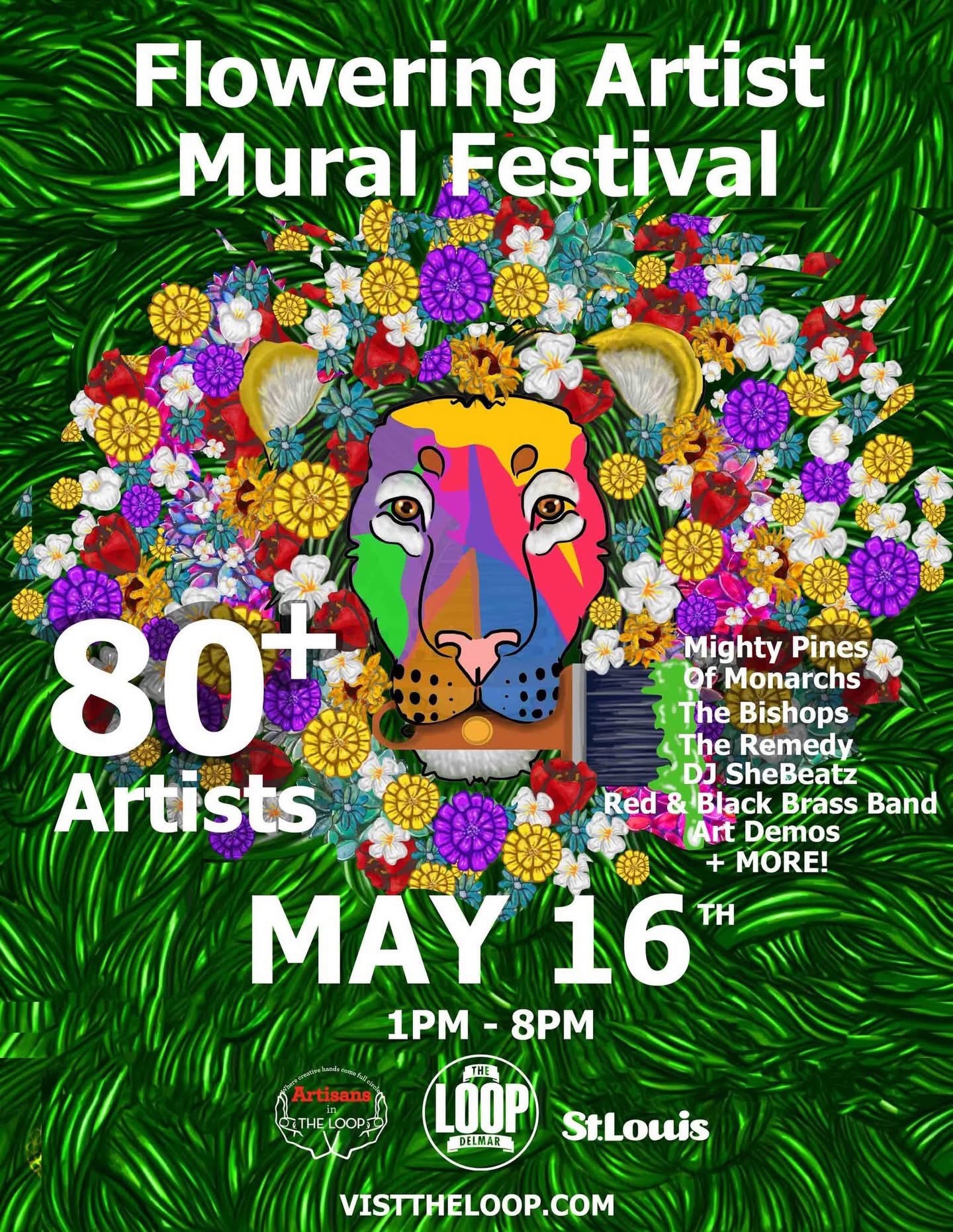 This Saturday, you can find me inside Subterranean Books on Delmar for the Flowering Artists & Mural Festival from 1-8 pm!
The Delmar Loop will come alive with more than 80 artists, live music, interactive activities, featured demonstrations, a mural installation, food and drink, and creative experiences for all ages. A one-day celebration of art, community, and imagination you won’t want to miss.
Learn More: https://visittheloop.com/delmar-loop-flowering-artist-festival-2026/
Should be an amazing event! I’m so excited for all my friends are participating! SUPPORT LOCAL ART!
#delmarloop #stlouisartevents @subbooks #stlouisart
