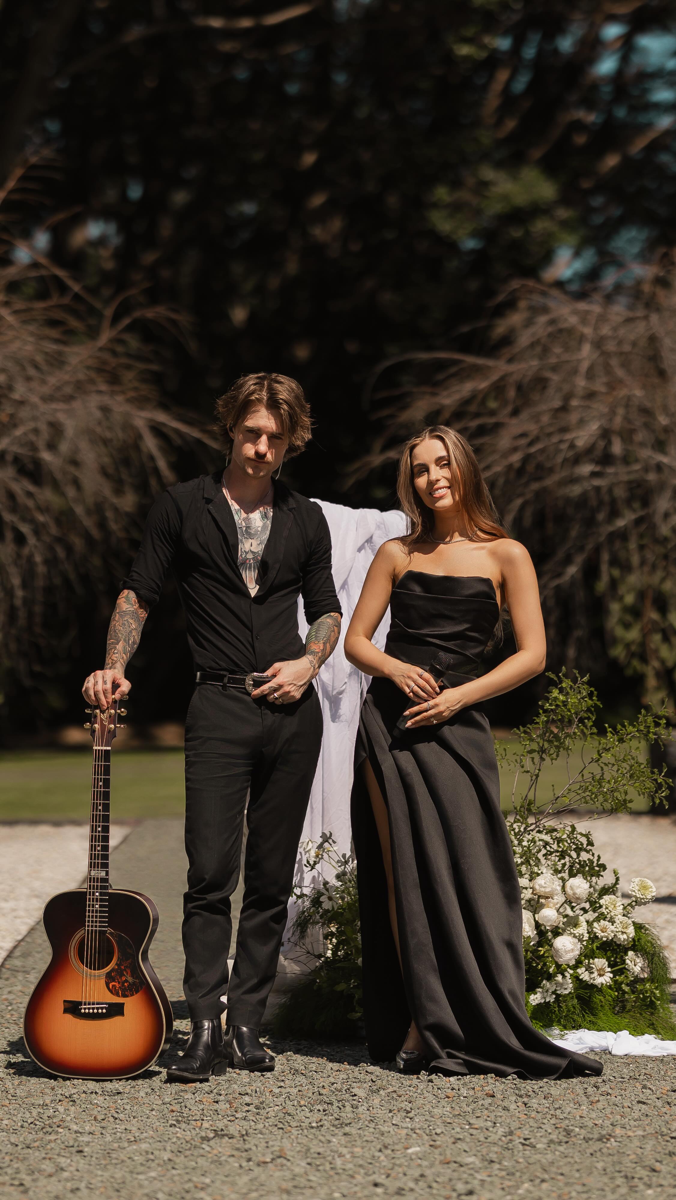 Recreating our (now 2nd) most popular video 🤍 what song would you want to hear next?
.
Artist/s: Jay and Em Duo
Venue: @wynmereestate
Photo/video: @brodiejamesphoto
Florals & draping: @demavi_weddings
Editing & audio: @leewayrecords
.
#weddingmusicians #acousticduo #queenslandbrides #evententertainment #luxuryevent