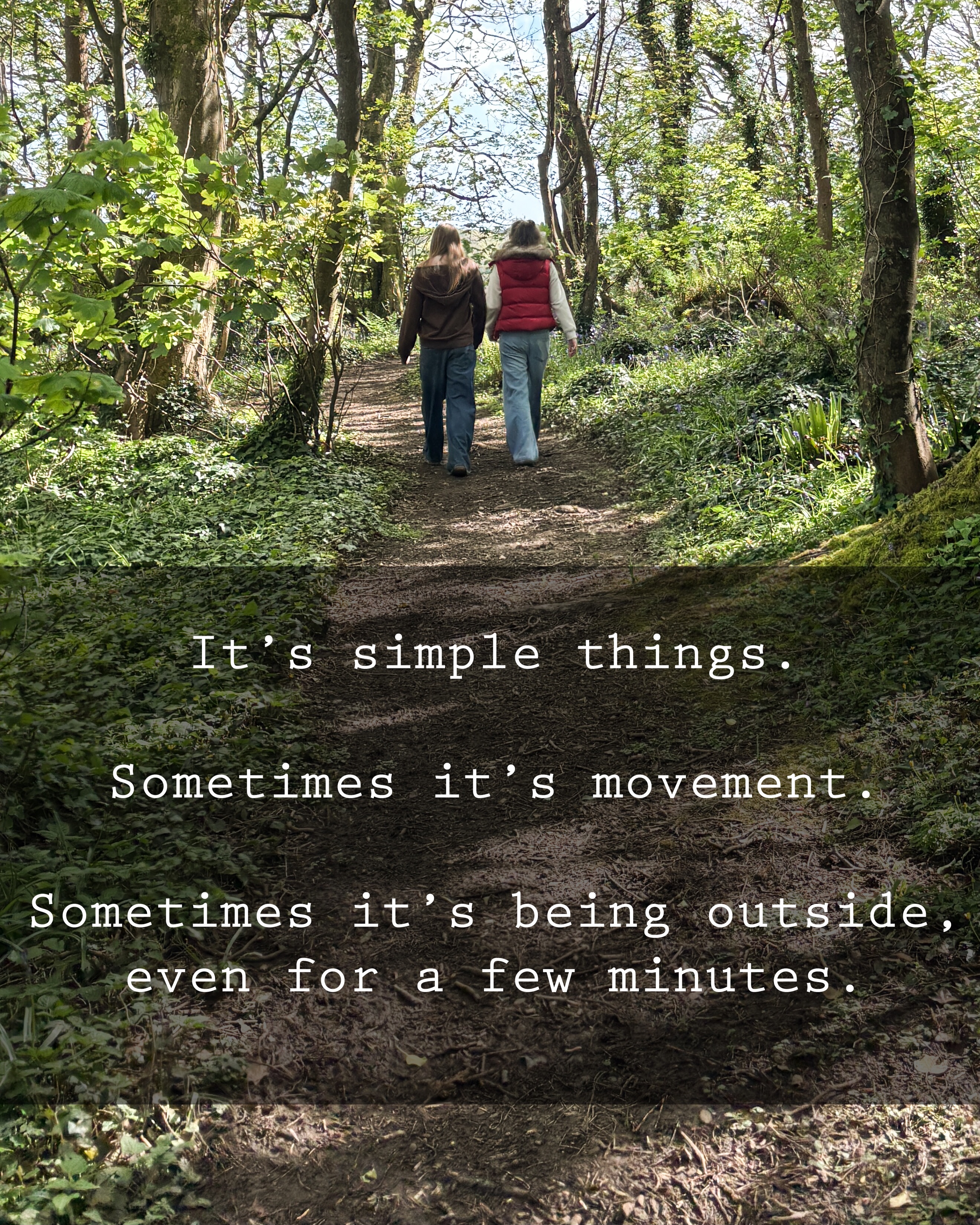 Mental Health Awareness Week begins today.
If the world feels heavy, you’re not alone.
A gentle moment to pause.
#mentalhealthawarenessweek #bekindtoyourmind #natureheals #wildflowerwood #cornwalllife