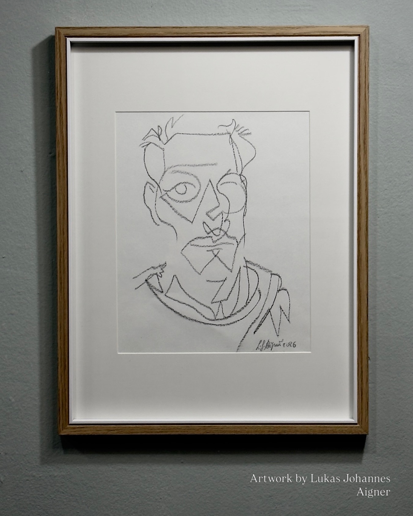 #minimalart #selfportrait #minimalportrait #lukasjohannesaigner #lineart