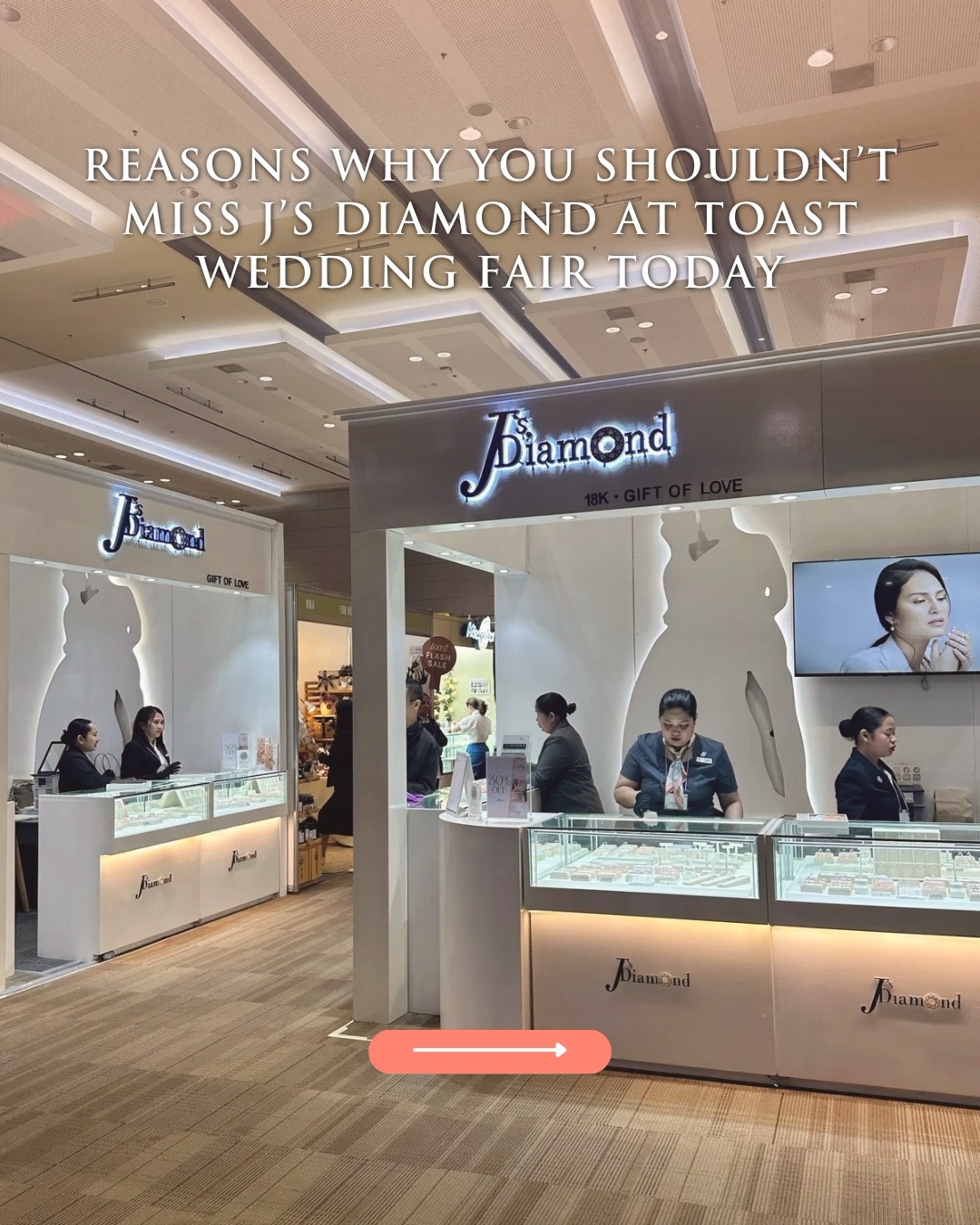 Last chance to say yes to the ring and the deal 💍
Visit us at the Toast Wedding Fair today at SMX Aura, Taguig, before the fair ends. We will be here until 8PM! 💫