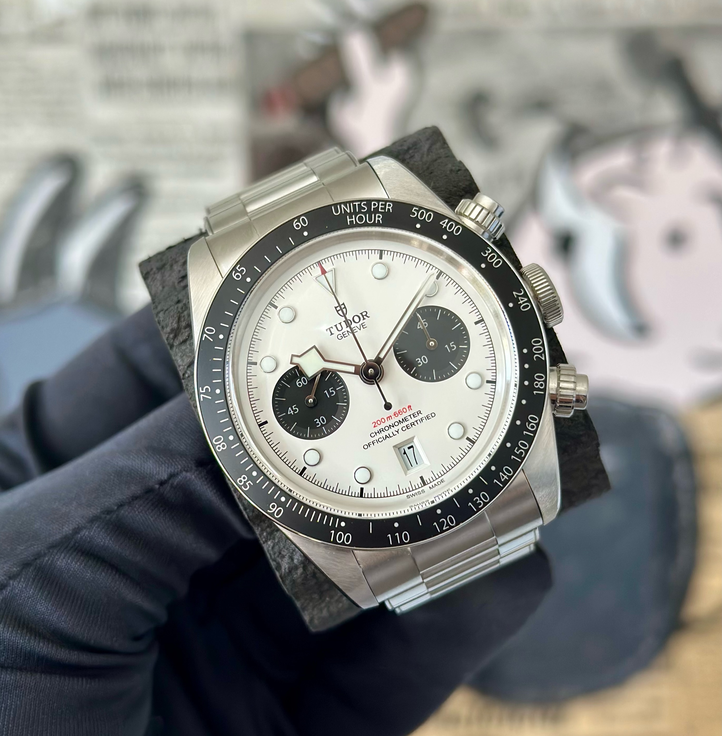 2021 Tudor Black Bay “Panda” Chrono.
.
Just got this piece in from a good friend/client and it has been well cared for.
.
Available now. Comment “Tudor” for pricing/info.