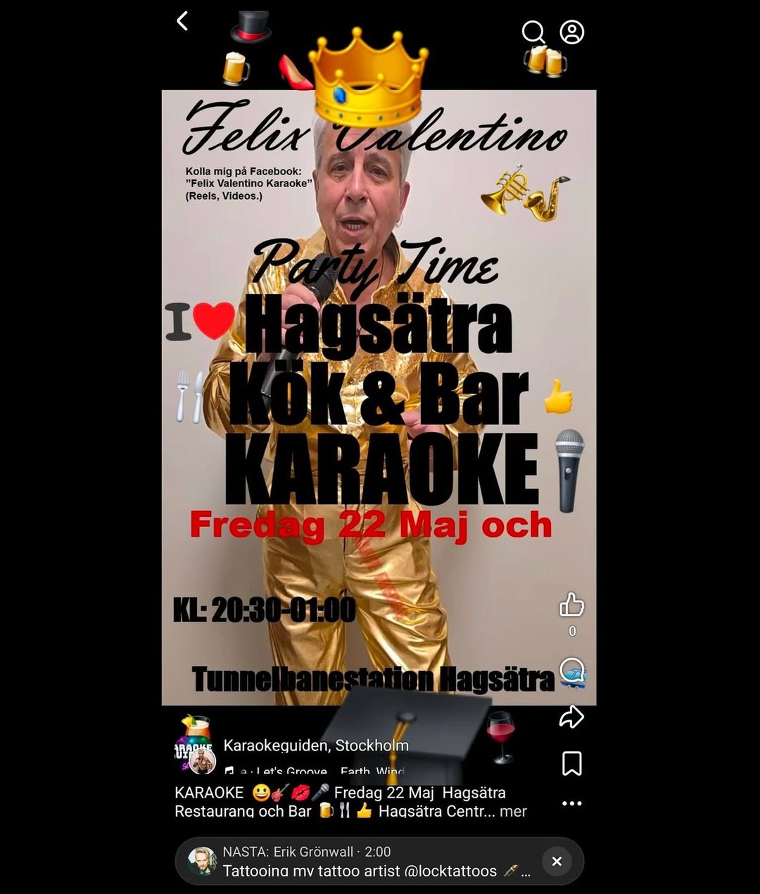 Karaoke moment