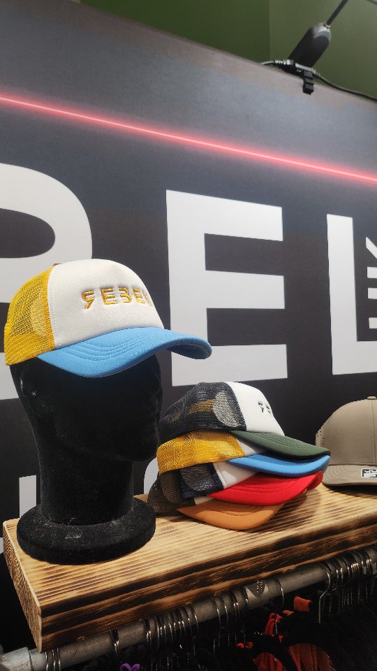 Our Trucker Caps are back in stock 🕺🕺🕺
#rebeluk #gymkit #summeevibes🌞