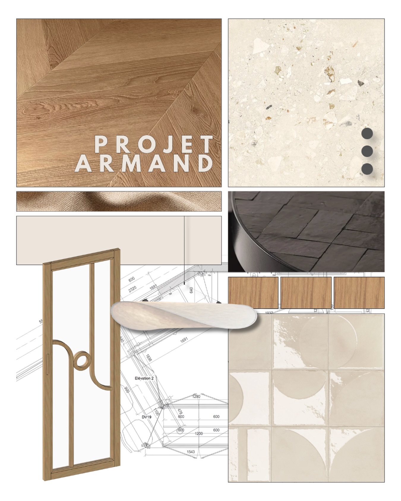 Moodboard - Projet ARMAND
/ en cours
Un univers complètement dans ma DA côté style et couleurs.
Mais bien sûr, chaque intérieur reste unique et pensé différemment, selon les lieux, les envies et le mode de vie de ses habitants.
Un projet pensé dans les moindres détails, entièrement sur mesure, aussi bien pour répondre aux différents besoins fonctionnels qu’aux envies esthétiques de mes clients…
Des lignes épurées, de beaux matériaux et des matières douces pour créer un intérieur élégant, chaleureux, intemporel et parfaitement optimisé.
Les différents corps de métier intervenant sur ce projet sont en plein travail en ce moment, et il me tarde de voir cette transformation prendre vie.
Le changement va être assez vertigineux…
.
.
.
.
#ArchitectureIntérieure #Moodboard #ProjetMaison #DesignIntérieur #ProjetEnCours