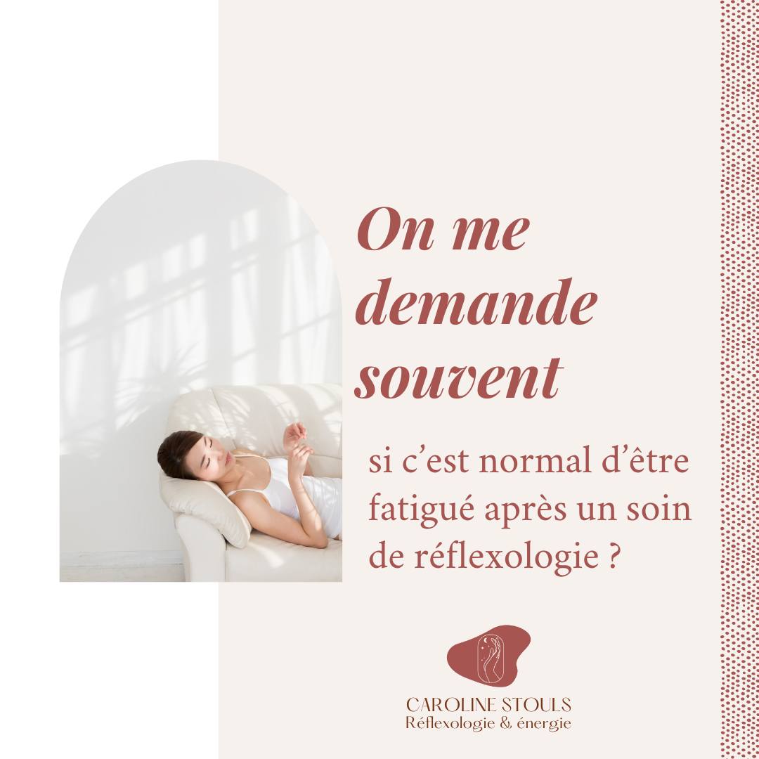 On me demande souvent si c’est normal d’être fatigué après une séance.
Oui, ça peut arriver. La réflexologie remet du mouvement là où tout était figé depuis longtemps. Le corps travaille, rééquilibre, élimine. Cette fatigue n’est pas une faiblesse, c’est souvent un signe de relâchement profond.
C’est pour cela que je conseille toujours d’y aller doucement après une séance et de bien s’hydrater.
Tout bénef’ 🤩
______________________________
✨ Réflexologie & énergies
🦶 Soins de réflexologie plantaire
👐 Soin énergétique
🌈 Libérer les tensions, apaiser le système nerveux
🌿 Soins respectueux du corps
📆 Réserver votre séance
https://www.carolinestouls-reflexologue-nantes.fr/decouverte-reflexologie
#fatigue #lacherprise #reflexologieplantaire