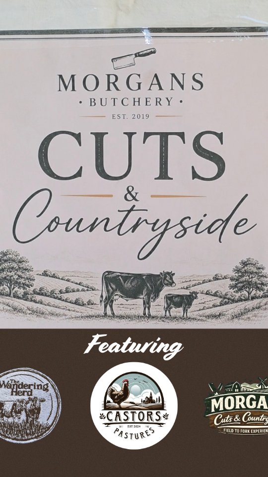 It was a privilege to be part of @morgansbutchery Cuts & Countryside Field Experience today, guesting alongside @the_wandering_herd
Hosted in The Stables at Wandlebury Country Park, we spent the afternoon celebrating British farming, local produce and countryside craftsmanship alongside people who appreciate amazing local farmers and producers 👨🌾
Our own chicken was served on the menu as:
Shawarma Castors Pastures Chicken - marinated in a shawarma spice mix cooked over open coal, paired with Breckland Orchard Ginger Beer with Chill 🤤
A big thanks to Morgans Butchery for having us & to everyone for listening to our farming story 🌿🐔
#supportlocalfarmers #OrganicChicken #pastureraisedchicken #organicfarming #RegenerativeFarming
@wandleburywarden