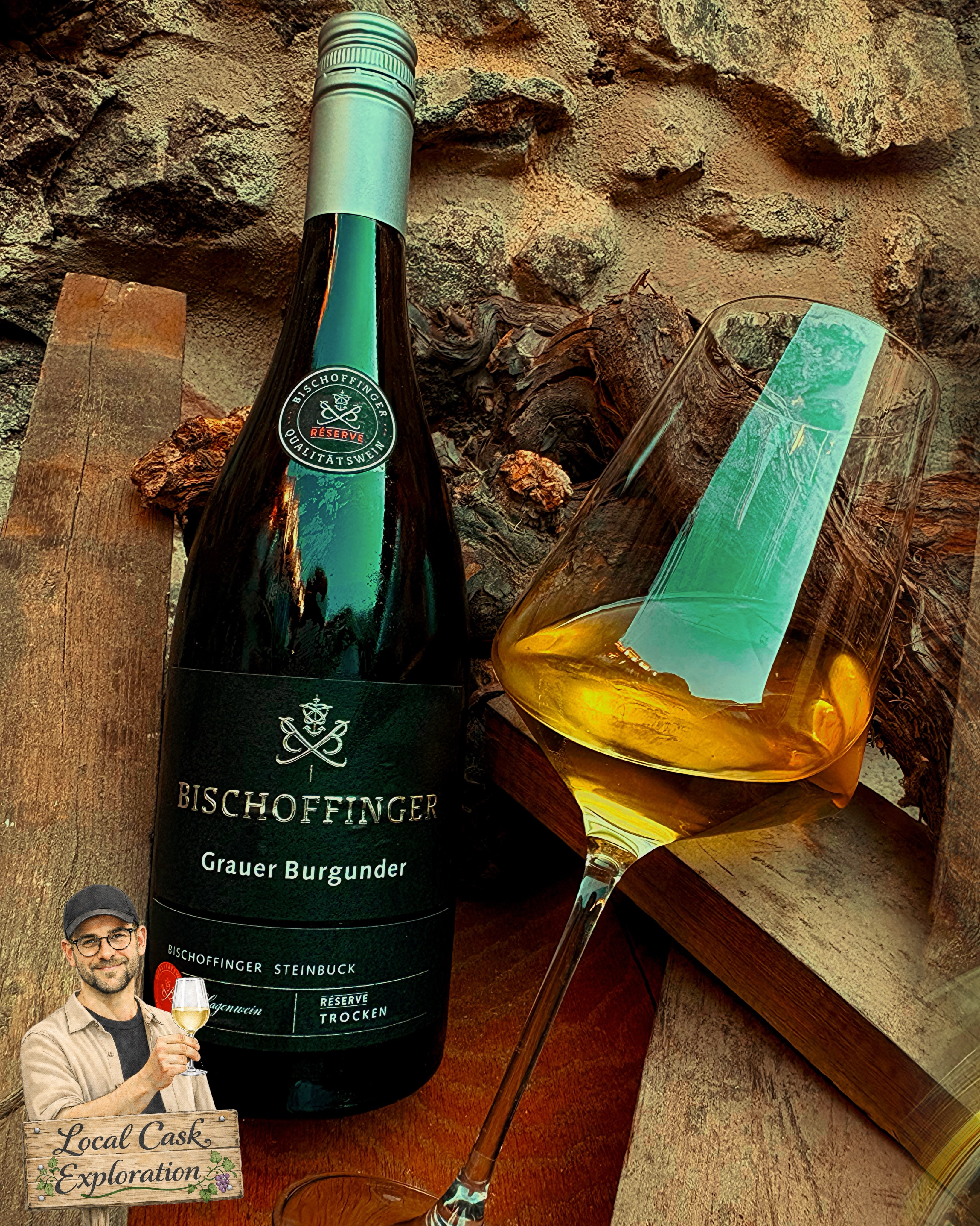 Local Cask Exploration | Kaiserstuhl Edition.
Einmal im Monat ein Wein von hier, der Holz gesehen hat.
Heute im Glas:
Bischoffinger Winzer – Réserve Grauer Burgunder Steinbuck (trocken).
Ich bin beim Wein weiterhin eher neugieriger Entdecker als großer Experte, aber genau solche Weine machen mir den Zugang leicht:
frisch, cremig und mit spürbarem Holzeinfluss, ohne dabei schwer zu werden.
NOSE: tropische Früchte • überreife Birne • Honig
PALATE: Mango • Vanille-Hauch • dunkler Toast
FINISH: trocken • elegant • angenehm lang
WEISSWEIN AUS DEM HOLZFASS – dein Ding?
—————
Local Cask Exploration | Kaiserstuhl edition.
Once a month: a local wine that has seen oak.
In the glass today:
Bischoffingen – Réserve Pinot Gris Steinbuck (dry).
When it comes to wine, I’m still more of a curious explorer than a real expert, but wines like this make it easy for me:
fresh, creamy and clearly oak-touched, without becoming heavy.
NOSE: tropical fruit • overripe pear • honey
PALATE: mango • a hint of vanilla • dark toast
FINISH: dry • elegant • nicely long
WHITE WINE FROM OAK – your thing?
#kaiserstuhl #badenwein #bischoffingen #kaiserstuhlwein #grauerburgunder
Unbezahlte Werbung wegen Markennennung/Verlinkung. Alkohol nur ab 18+ und bitte verantwortungsvoll genießen.